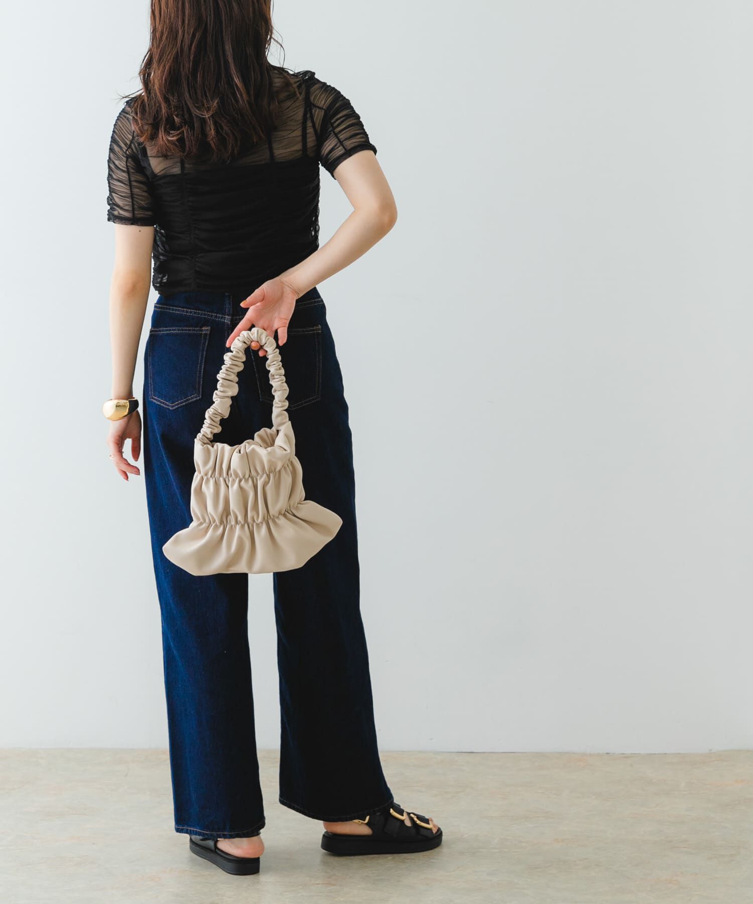 RODE SKO「ダブルギャザーバッグ」|ハンドバッグ|