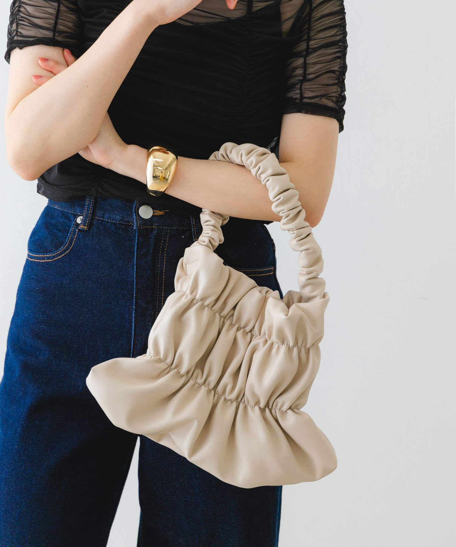 RODE SKO「ダブルギャザーバッグ」|ハンドバッグ|