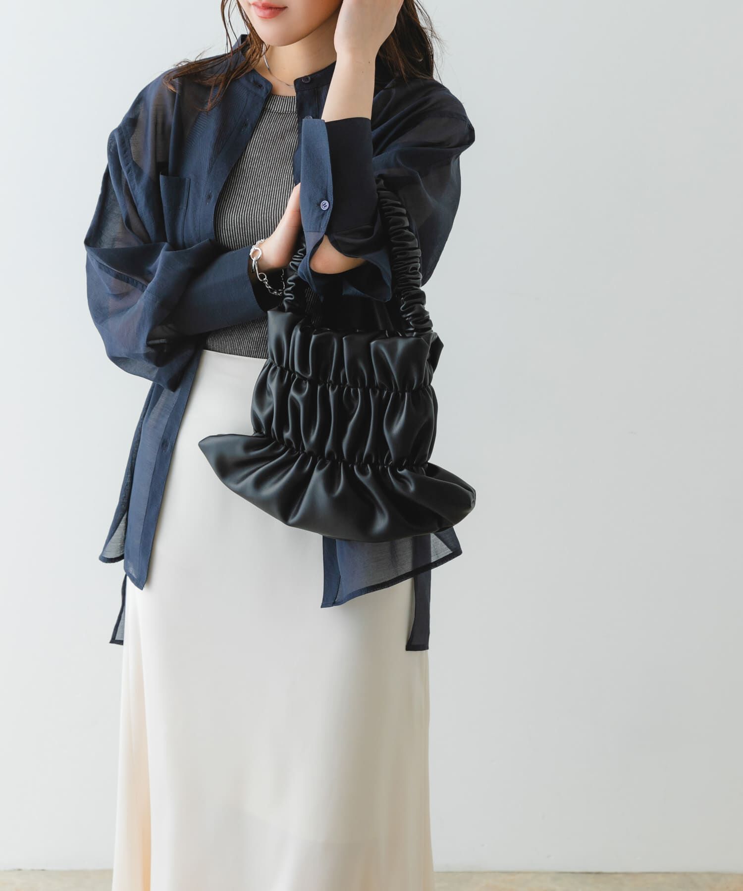 RODE SKO「ダブルギャザーバッグ」|ハンドバッグ|