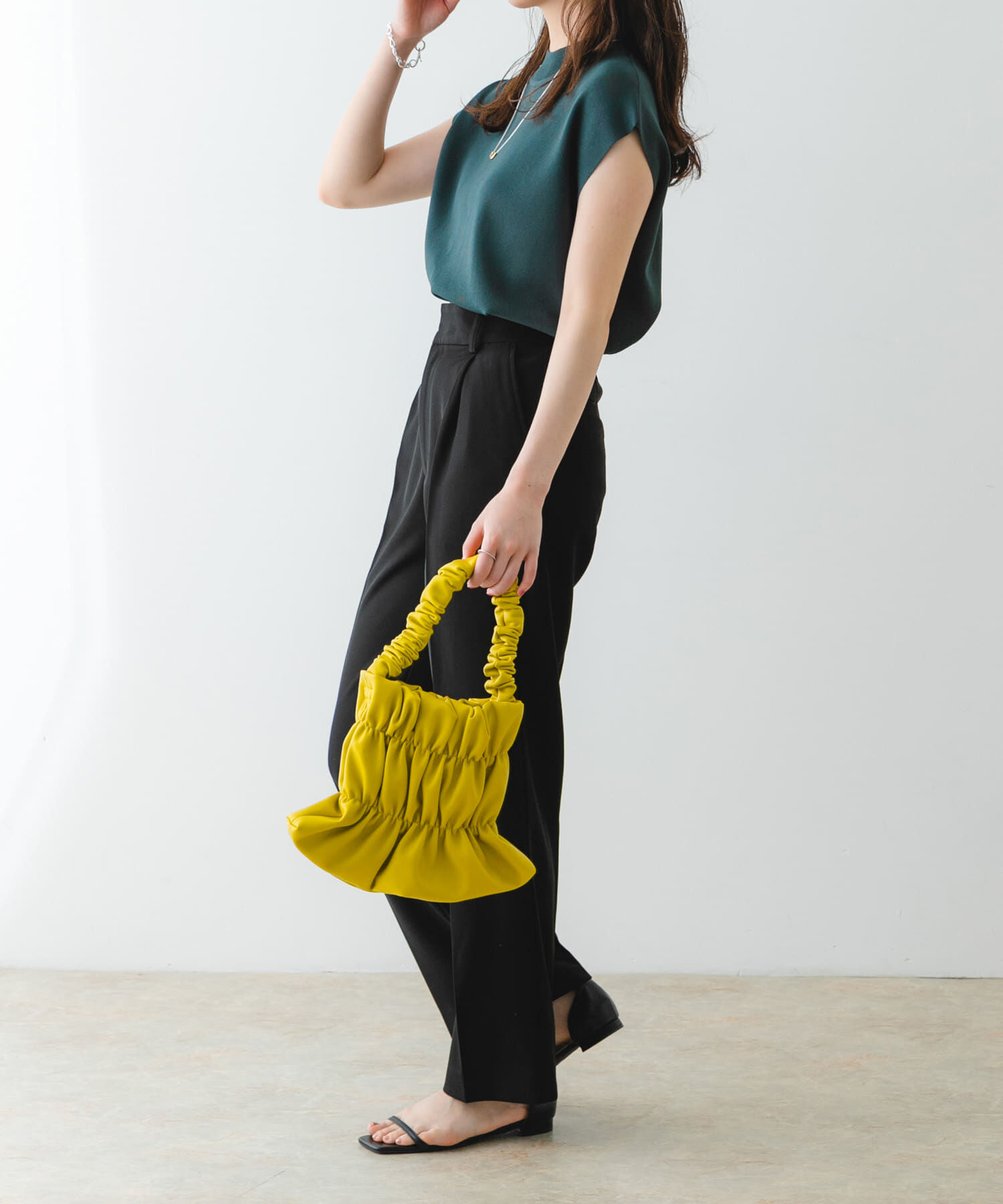 RODE SKO「ダブルギャザーバッグ」|ハンドバッグ|