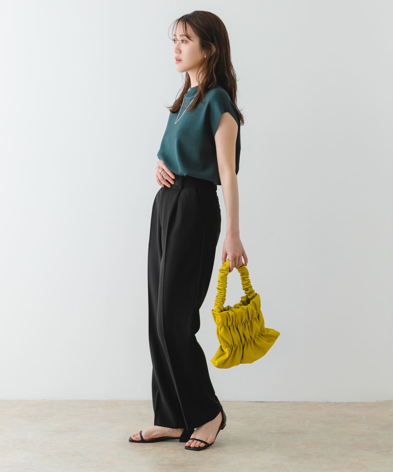 RODE SKO「ダブルギャザーバッグ」|ハンドバッグ|