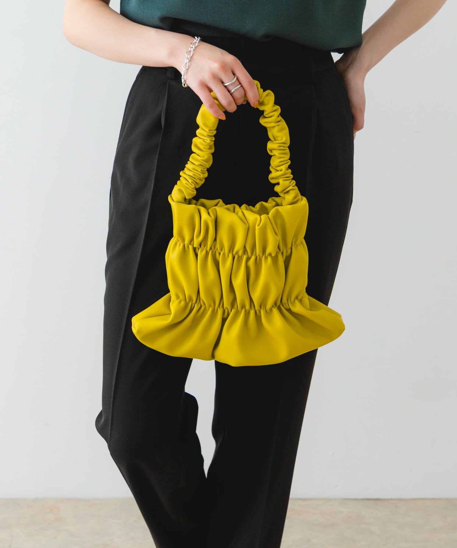 RODE SKO「ダブルギャザーバッグ」|ハンドバッグ|