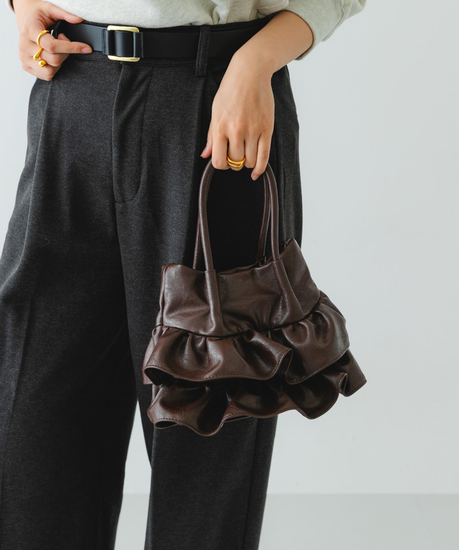 RODE SKO「フリルショルダーハンドバッグ」|ハンドバッグ|