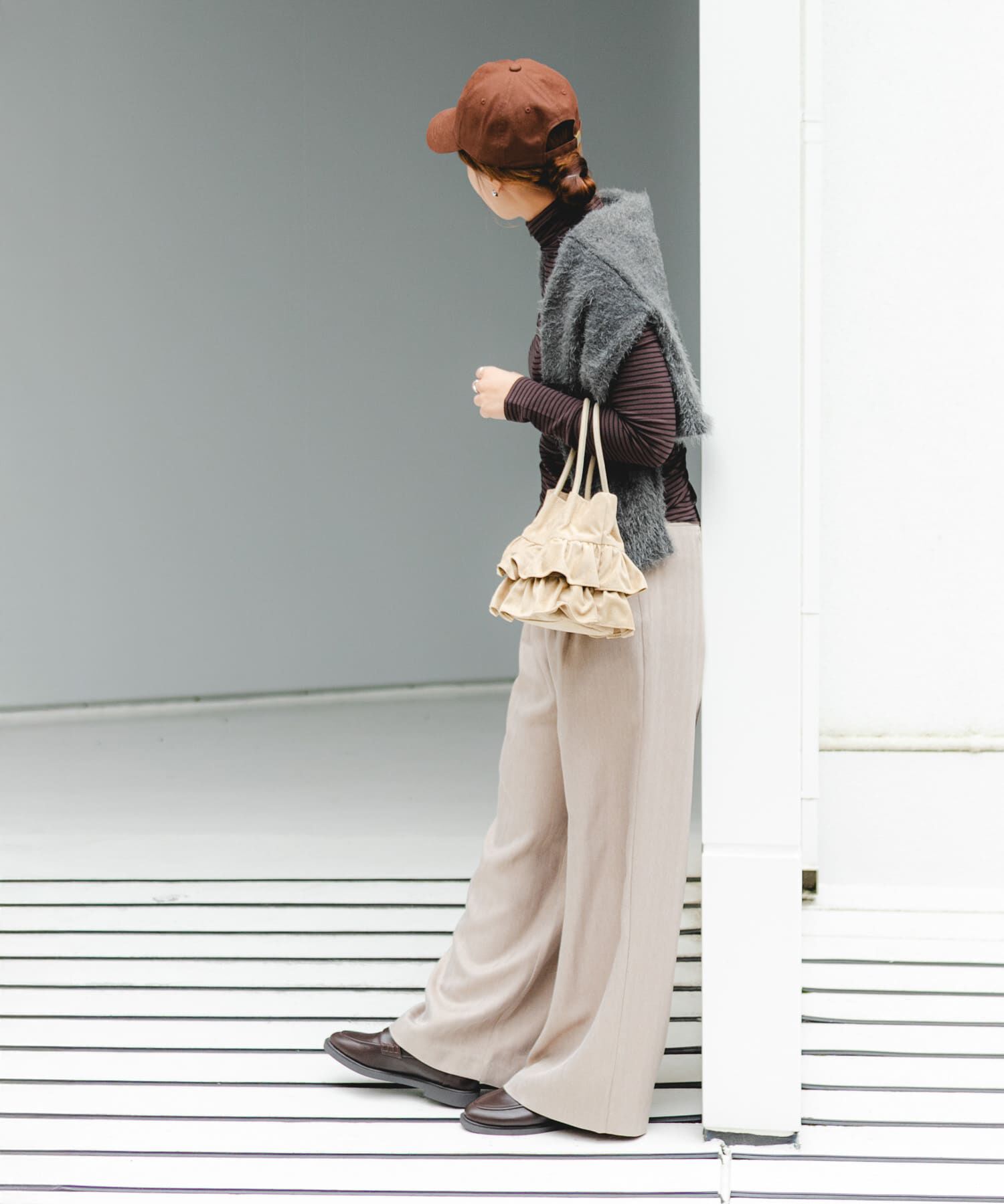 RODE SKO「フリルショルダーハンドバッグ」|ハンドバッグ|