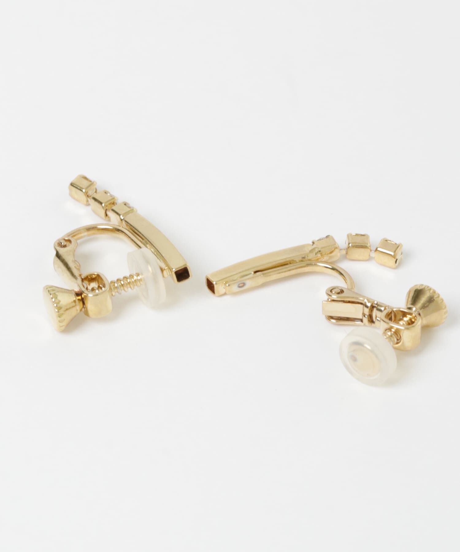 SMELLY「ミニビジューメタルバーイヤリング」|イヤリング|