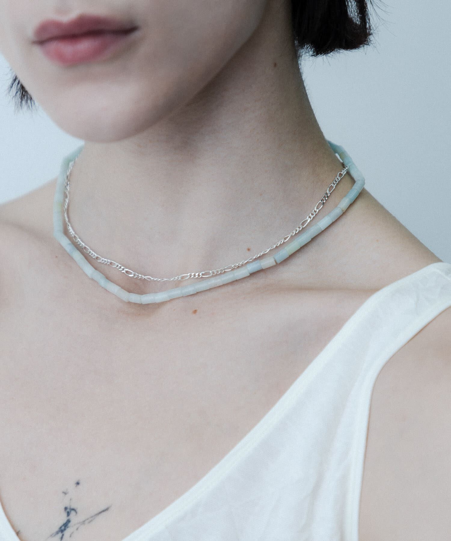 SMELLY「SMELLY so&rsquo;　amazonite mantel necklace」|ネックレス|