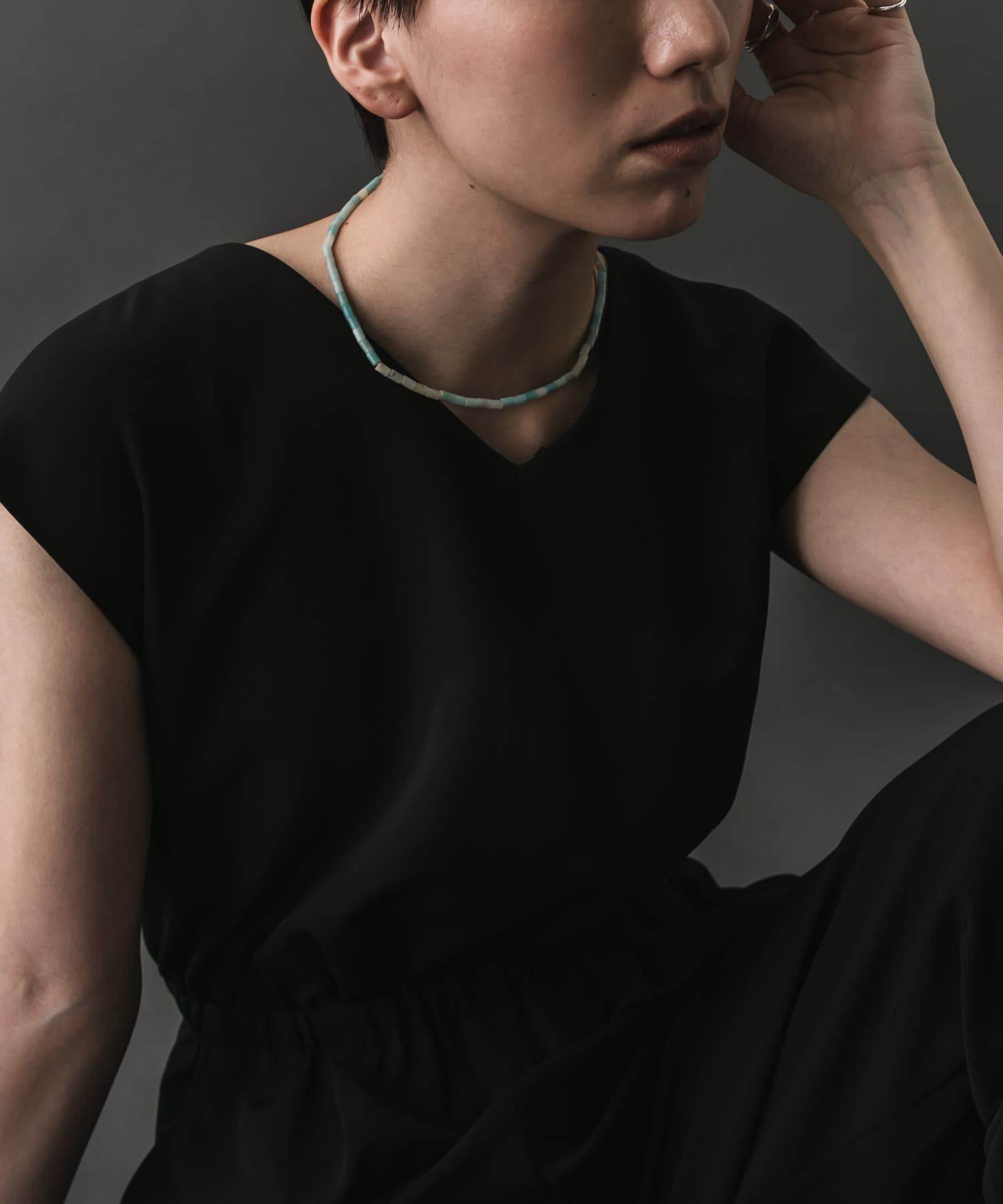 SMELLY「SMELLY so&rsquo;　amazonite mantel necklace」|ネックレス|