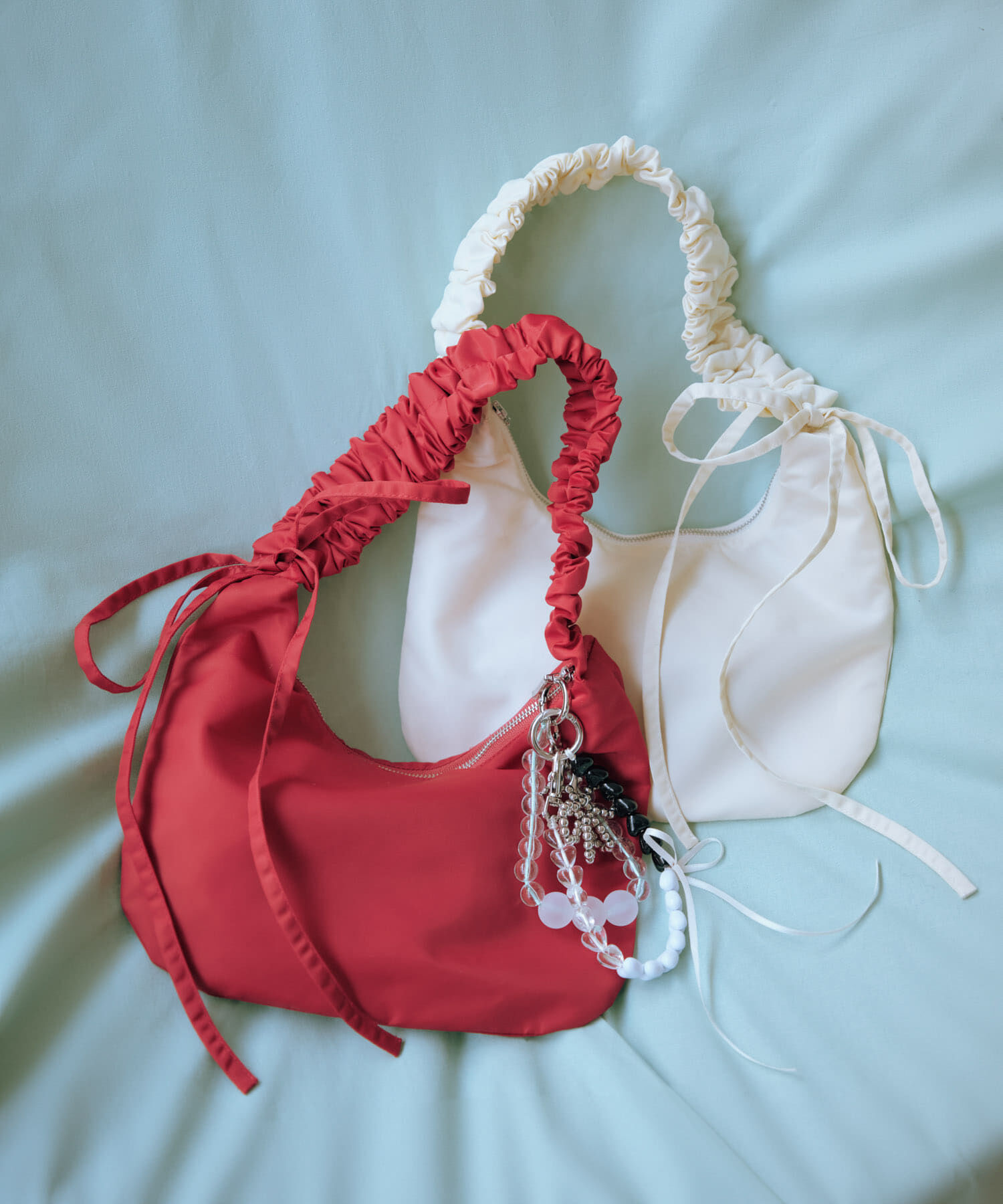 SMELLY「ギャザーワンハンドルバッグ」|ハンドバッグ|