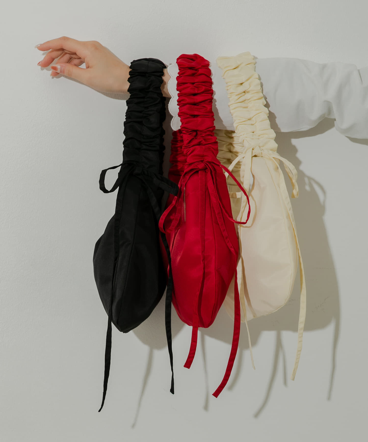 SMELLY「ギャザーワンハンドルバッグ」|ハンドバッグ|