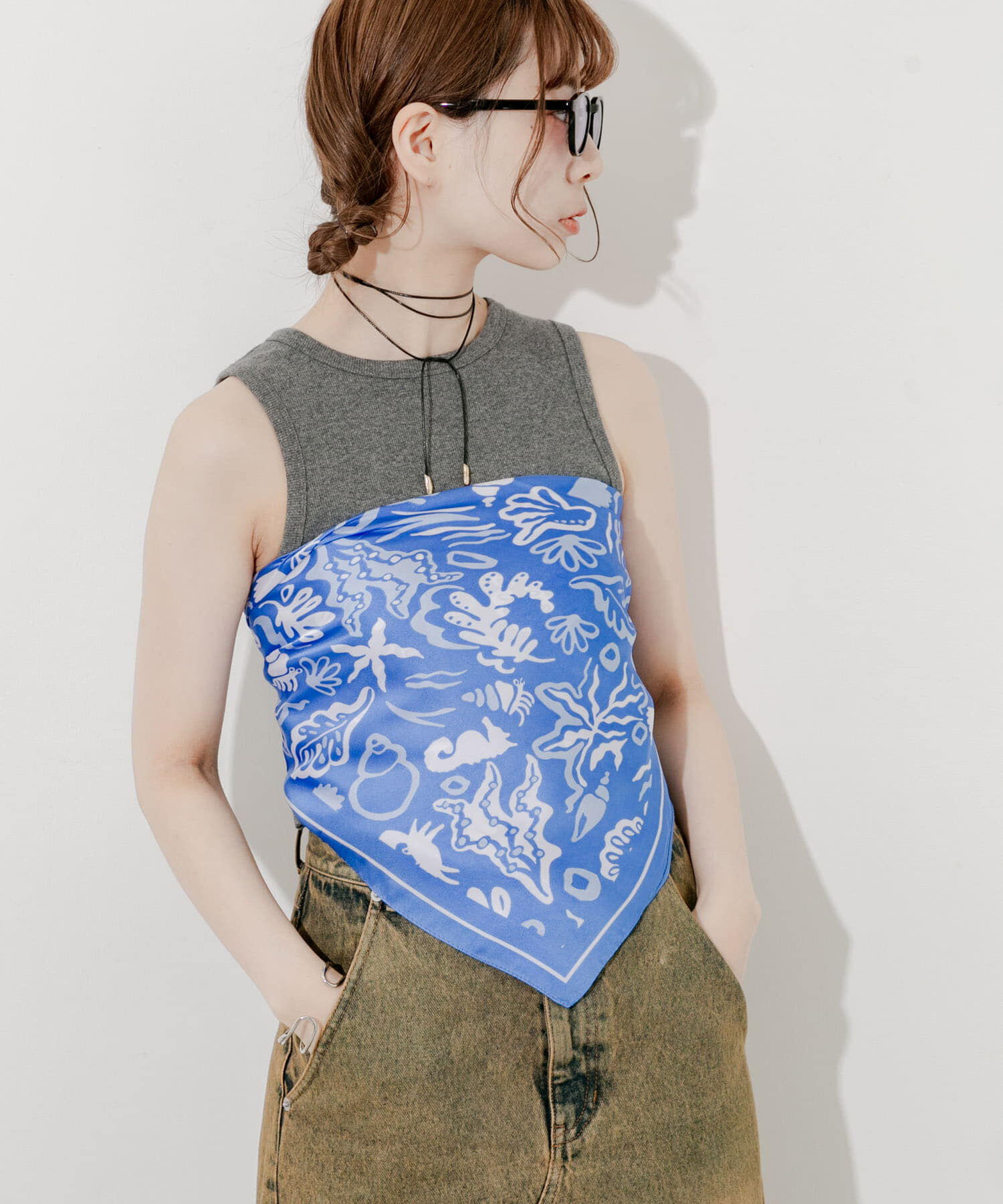 SMELLY「アソートパターンスカーフ」|バンダナ・スカーフ|