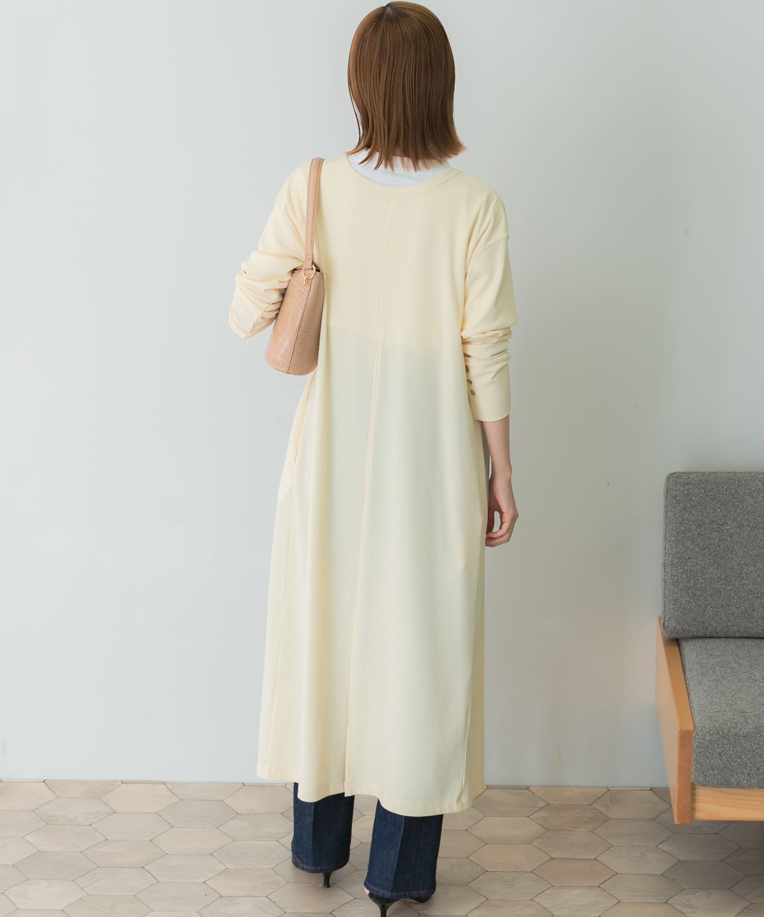 URBAN RESEARCH ROSSO「2wayネックリブカットソーワンピース」|ワンピース|