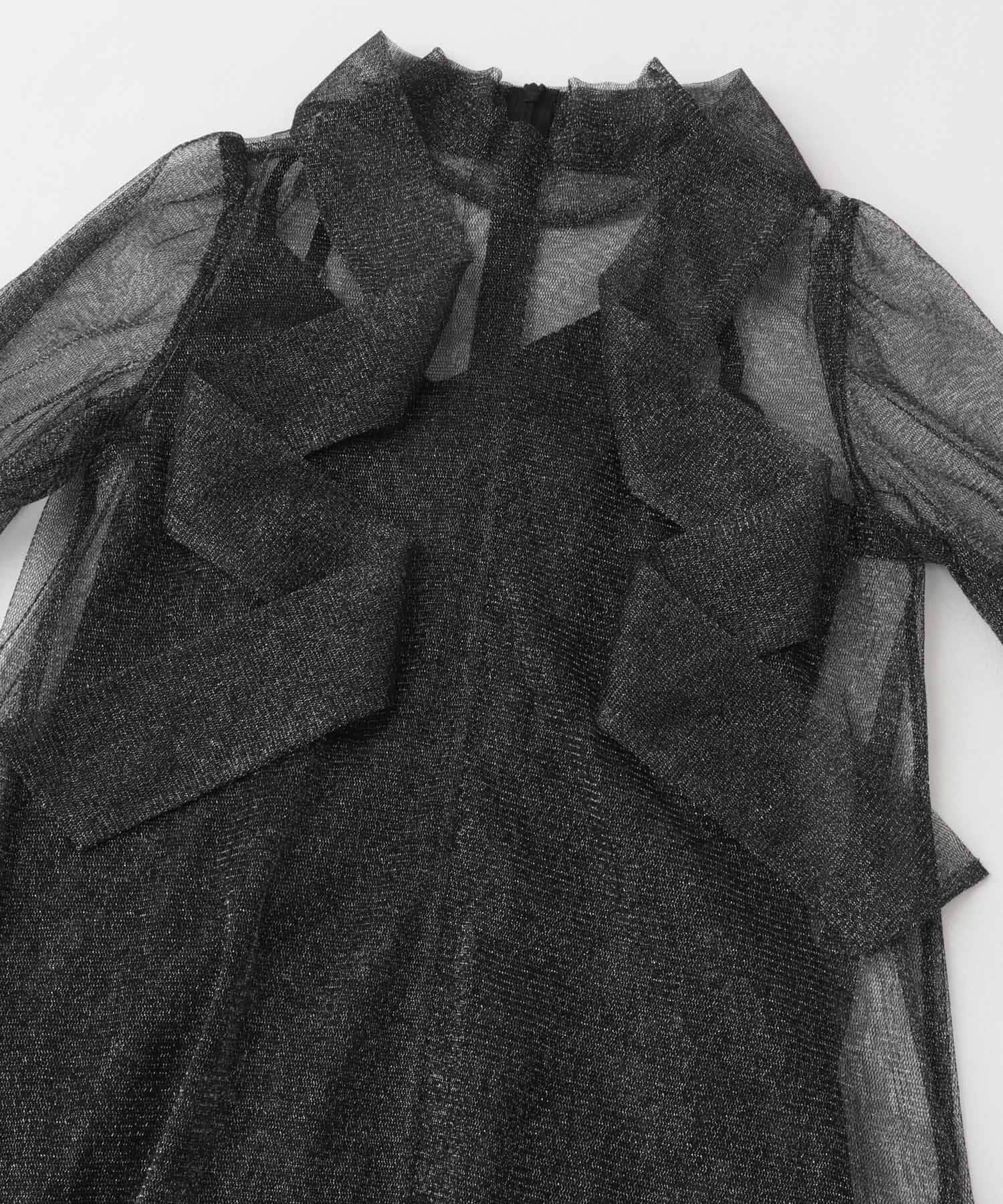 URBAN RESEARCH ROSSO「kaene　ラメチュールレイヤードレースドレス」|ワンピース|