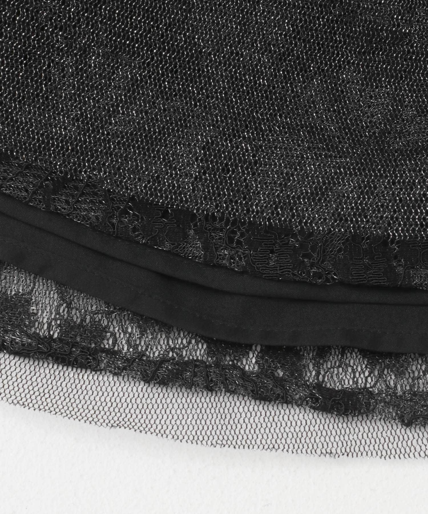 URBAN RESEARCH ROSSO「kaene　ラメチュールレイヤードレースドレス」|ワンピース|