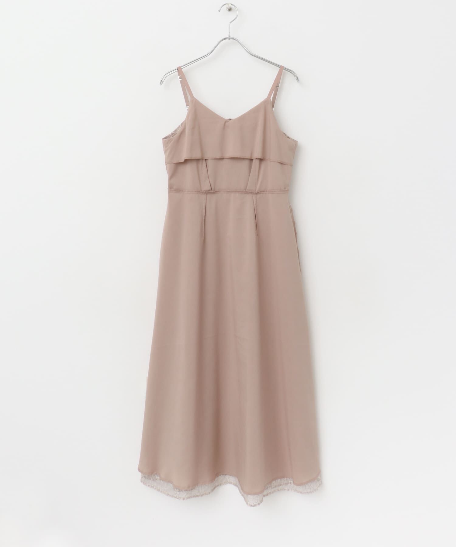 URBAN RESEARCH ROSSO「kaene　ラメチュールレイヤードレースドレス」|ワンピース|