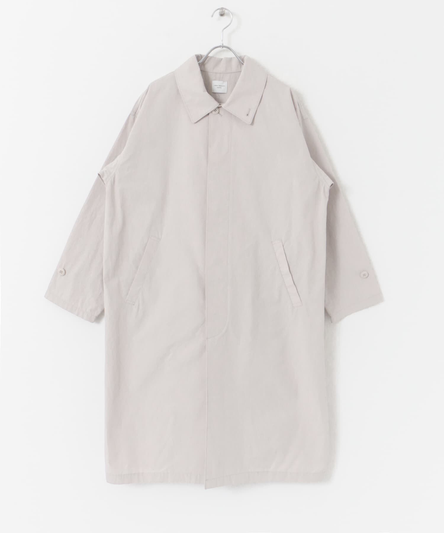 URBAN RESEARCH DOORS「塩縮コットンステンカラーコート」|ステンカラーコート|