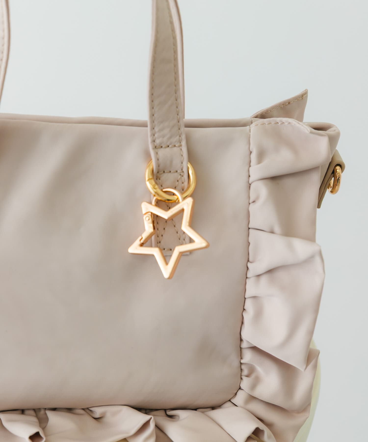 RODE SKO「スターチャームフリルミニトートバッグ」|ハンドバッグ|