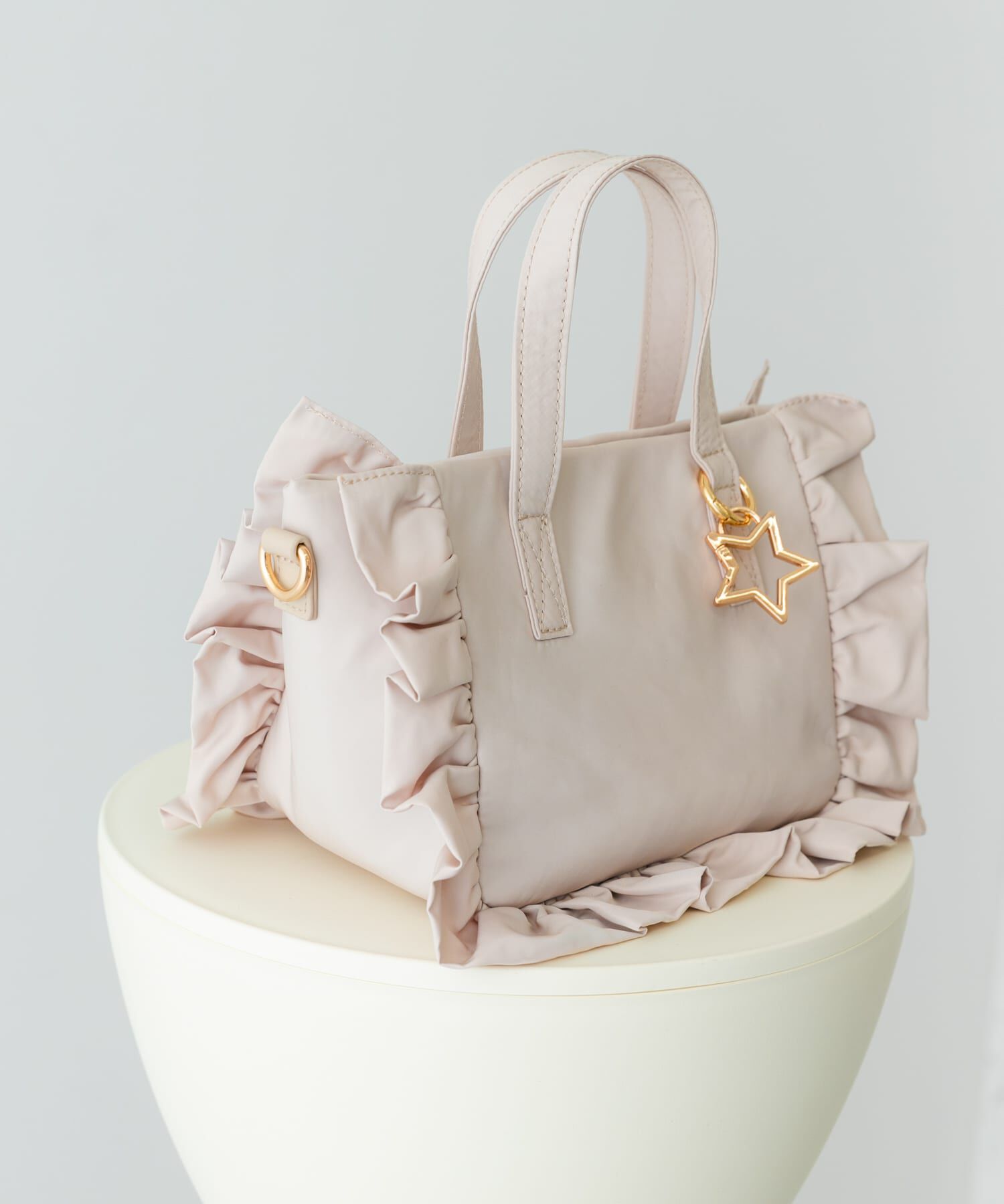 RODE SKO「スターチャームフリルミニトートバッグ」|ハンドバッグ|