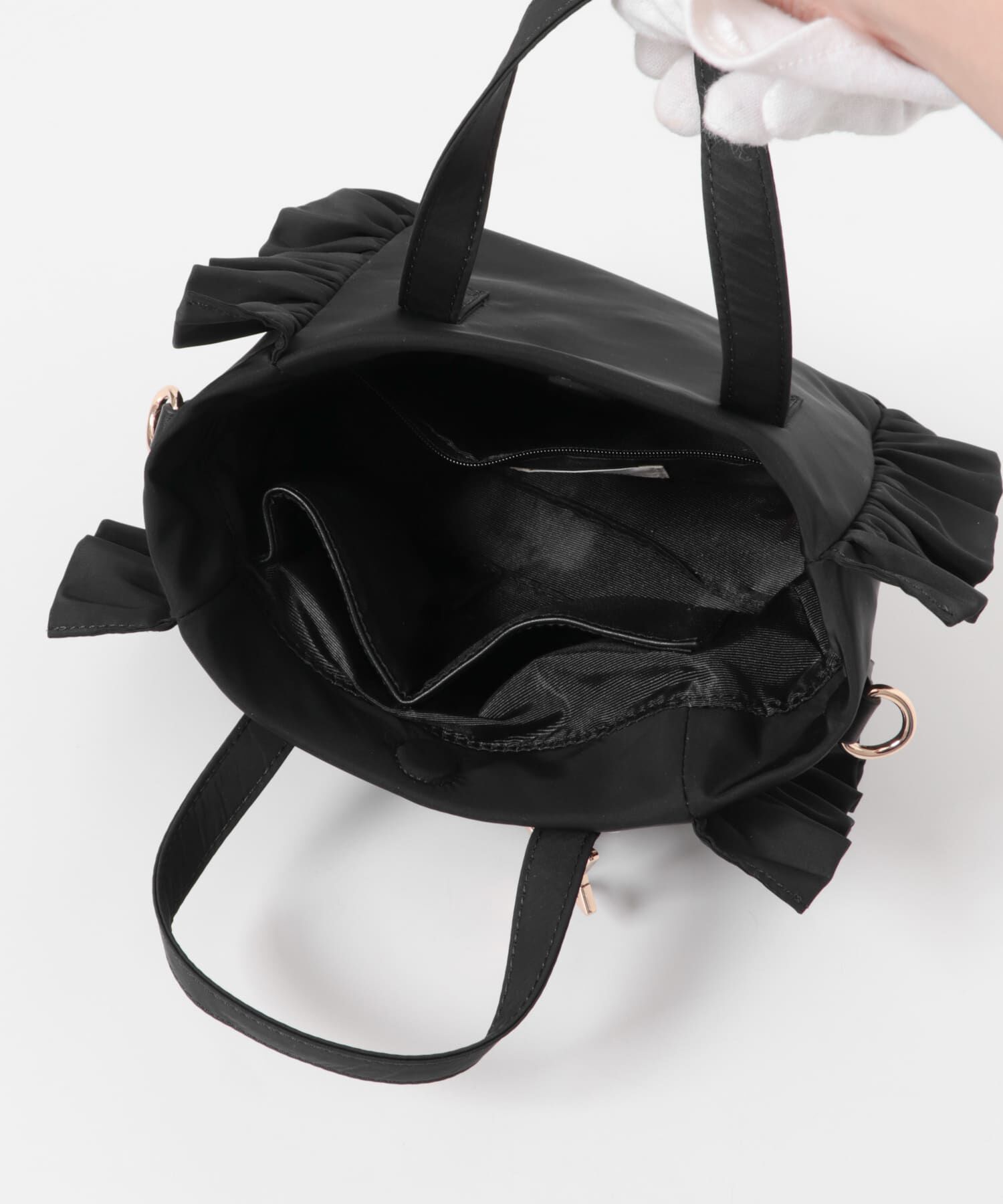 RODE SKO「スターチャームフリルミニトートバッグ」|ハンドバッグ|