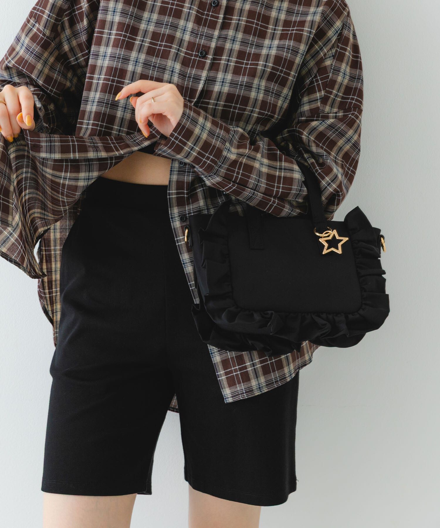 RODE SKO「スターチャームフリルミニトートバッグ」|ハンドバッグ|