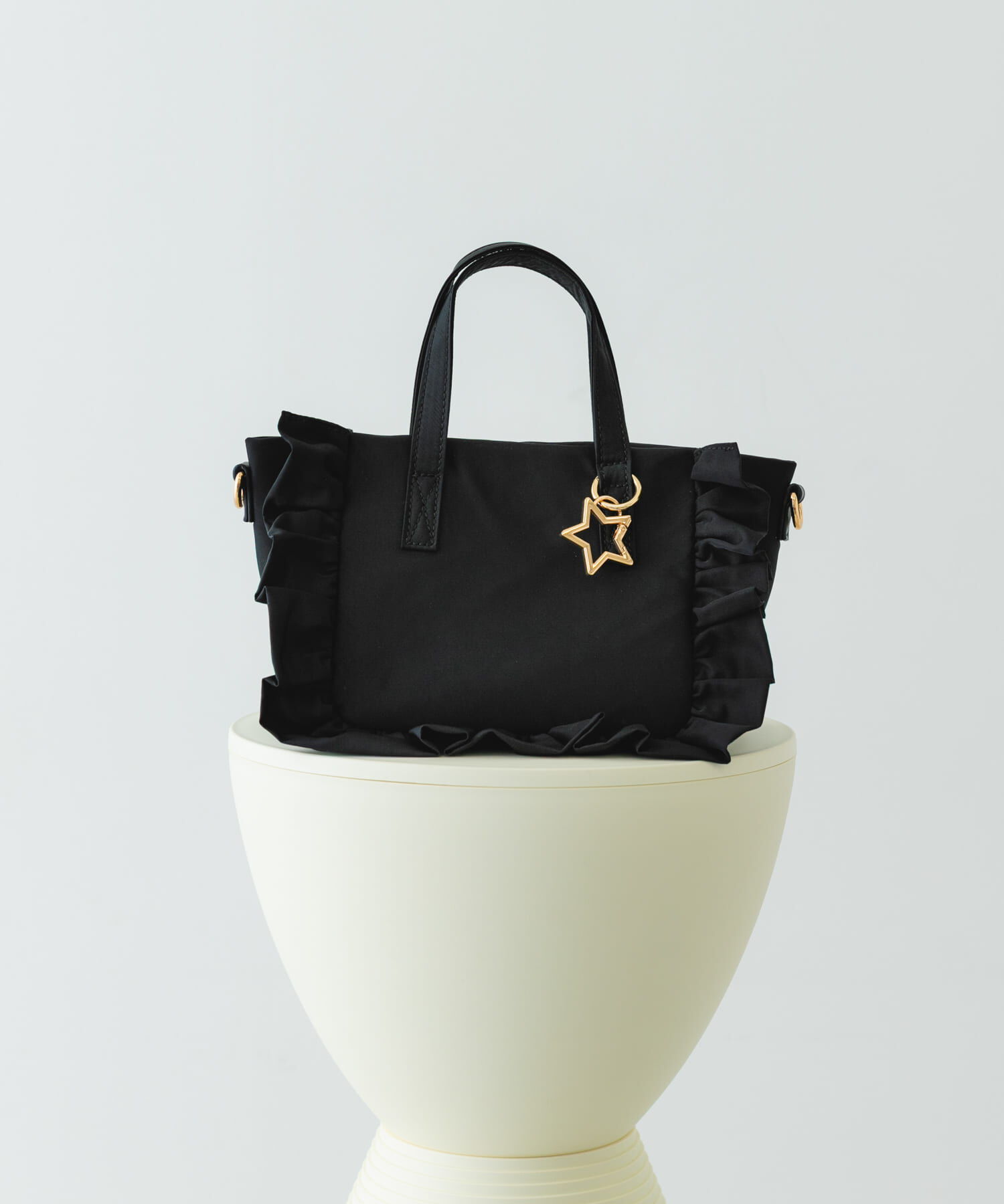 RODE SKO「スターチャームフリルミニトートバッグ」|ハンドバッグ|