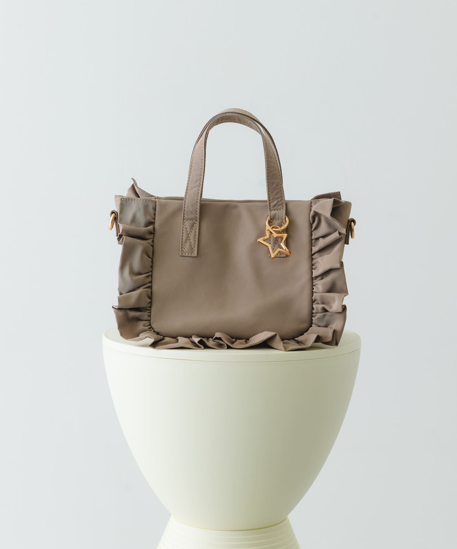 RODE SKO「スターチャームフリルミニトートバッグ」|ハンドバッグ|