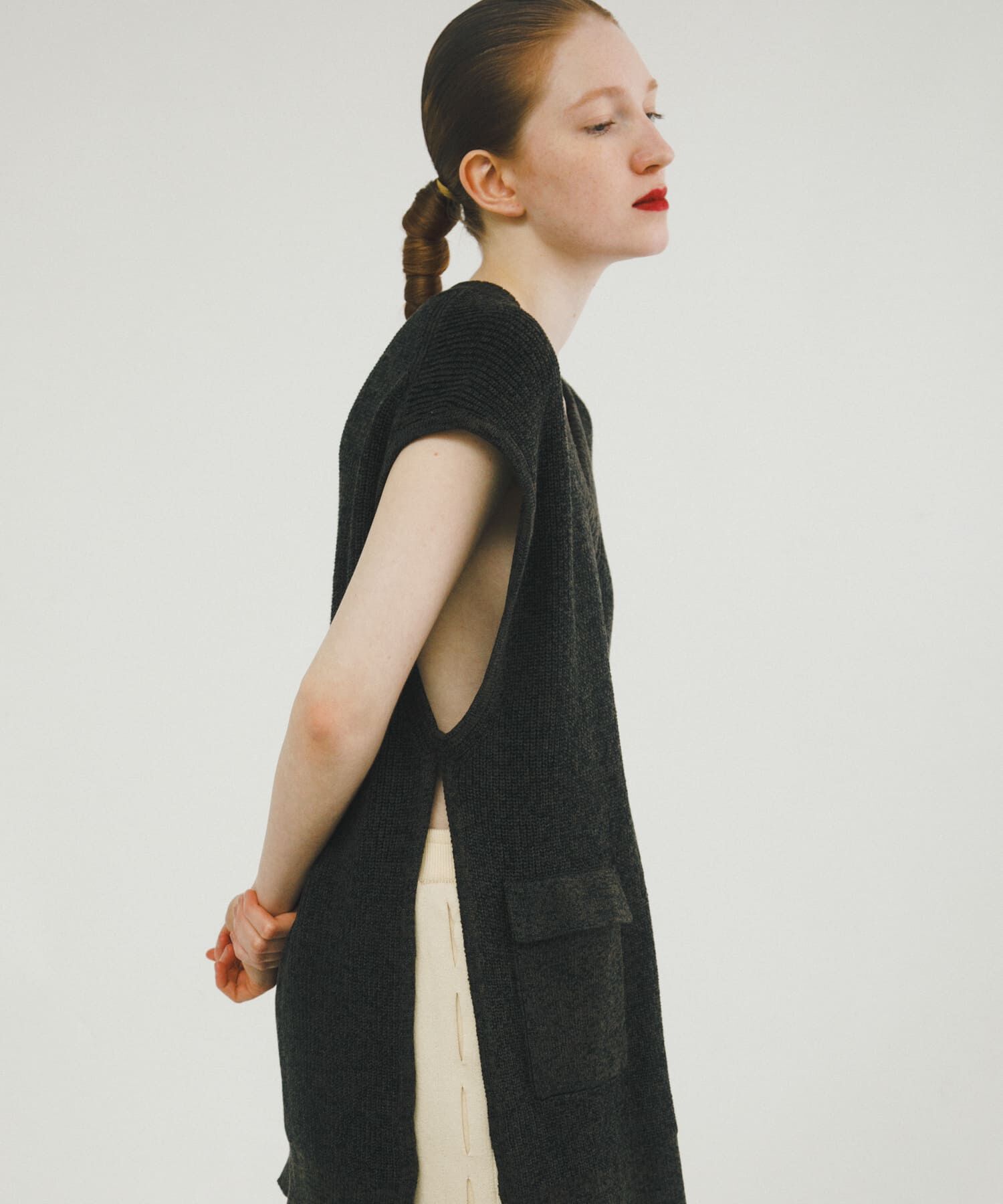 LAATO「pocketed knit vest」|ニット・セーター|