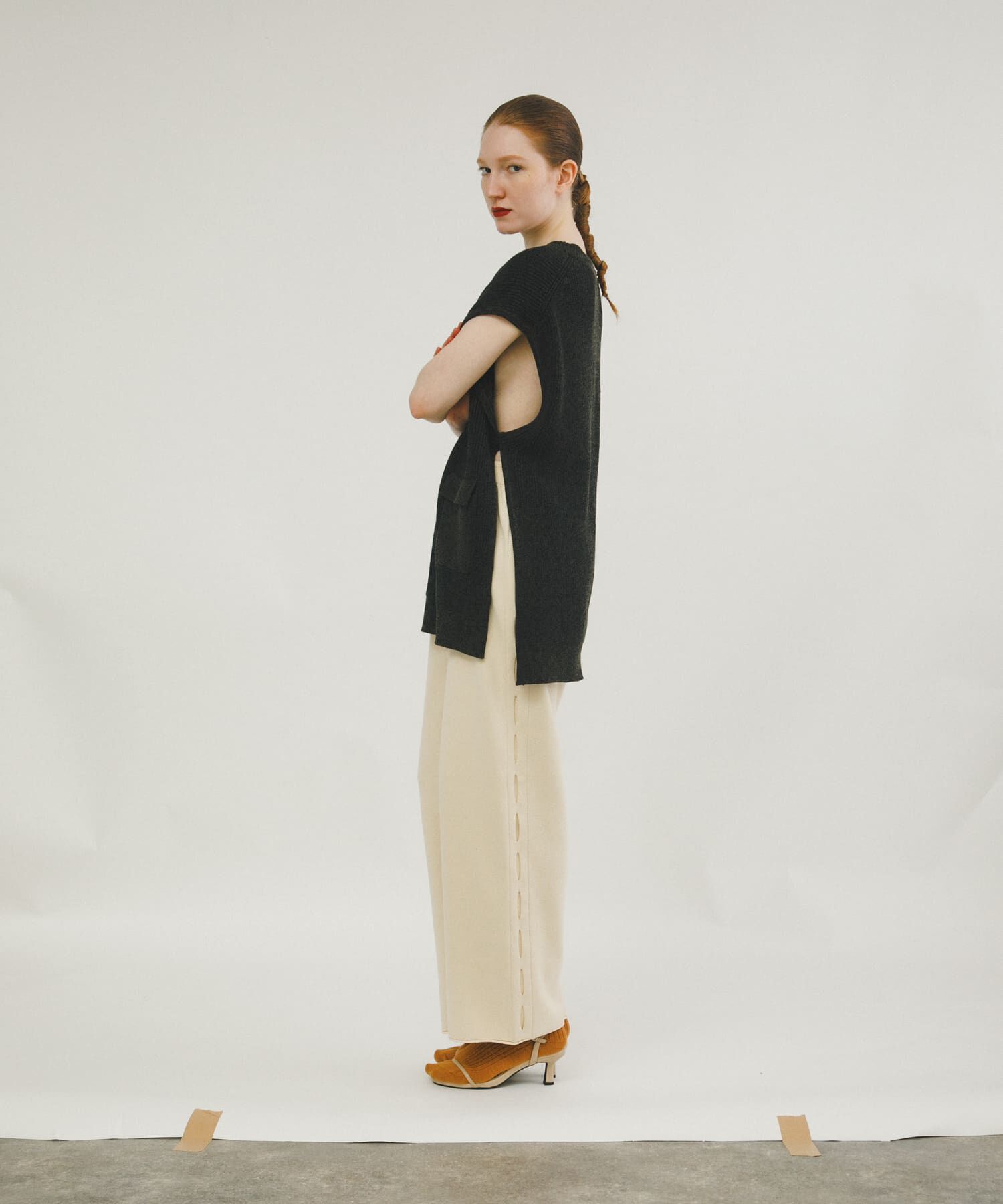 LAATO「pocketed knit vest」|ニット・セーター|