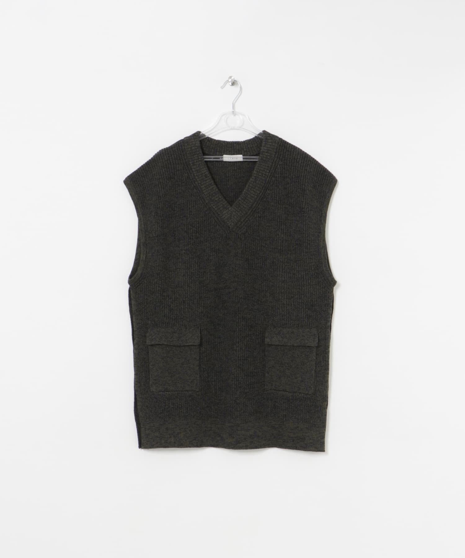 LAATO「pocketed knit vest」|ニット・セーター|