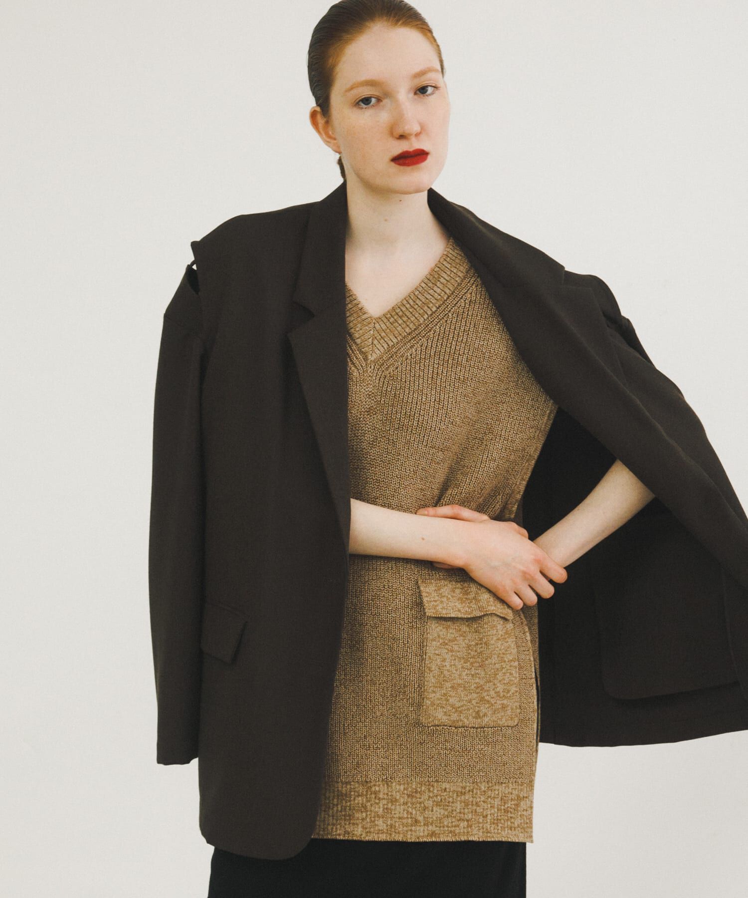 LAATO「pocketed knit vest」|ニット・セーター|