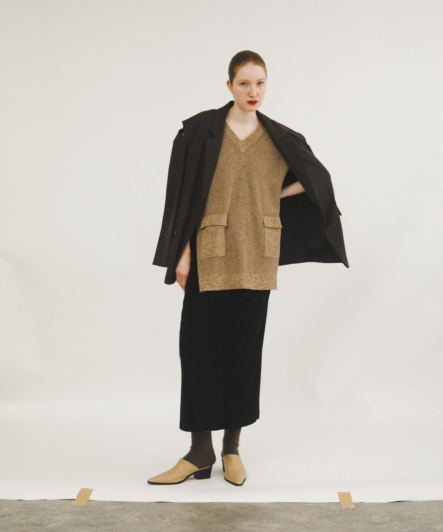 LAATO「pocketed knit vest」|ニット・セーター|