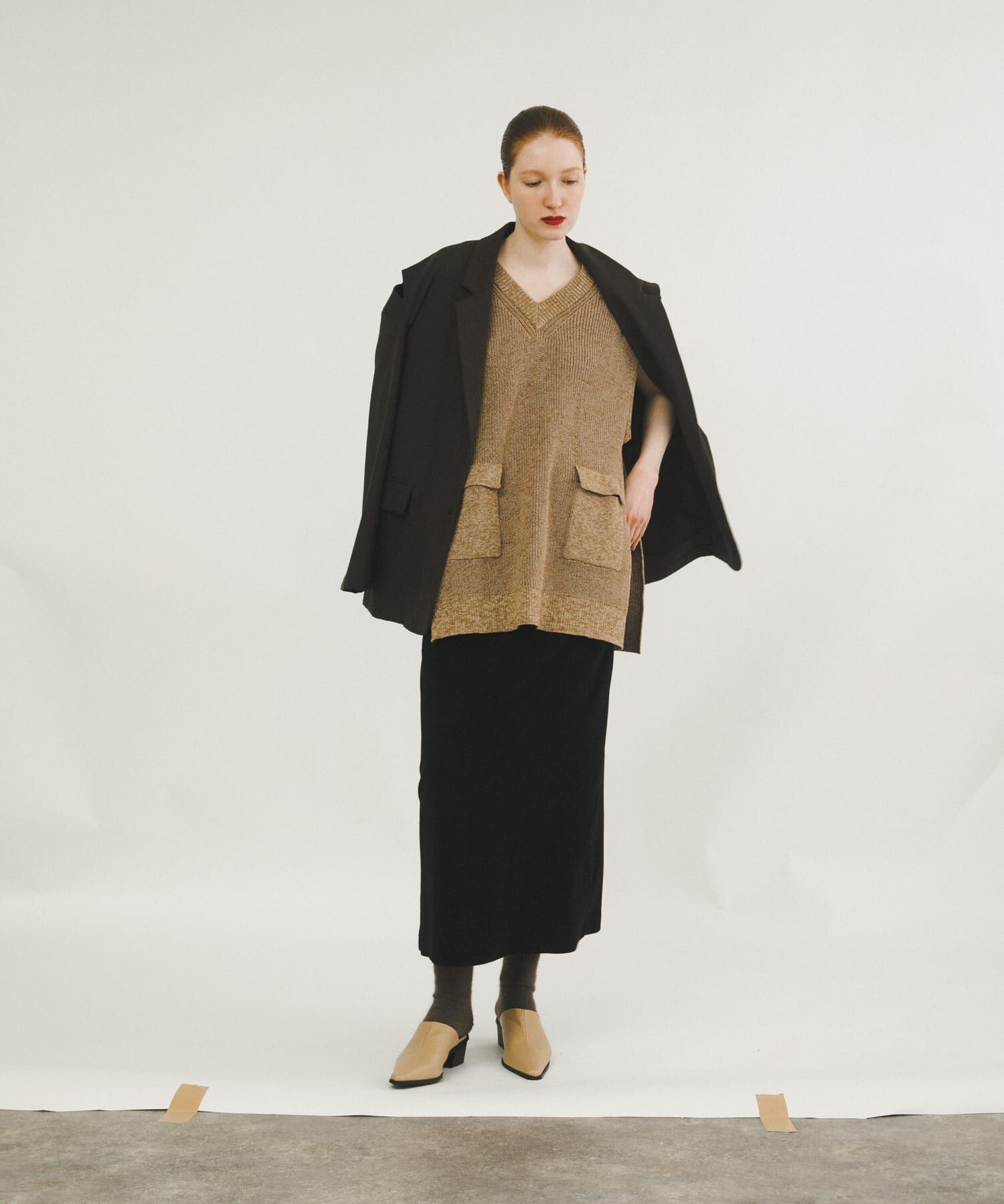 LAATO「pocketed knit vest」|ニット・セーター|