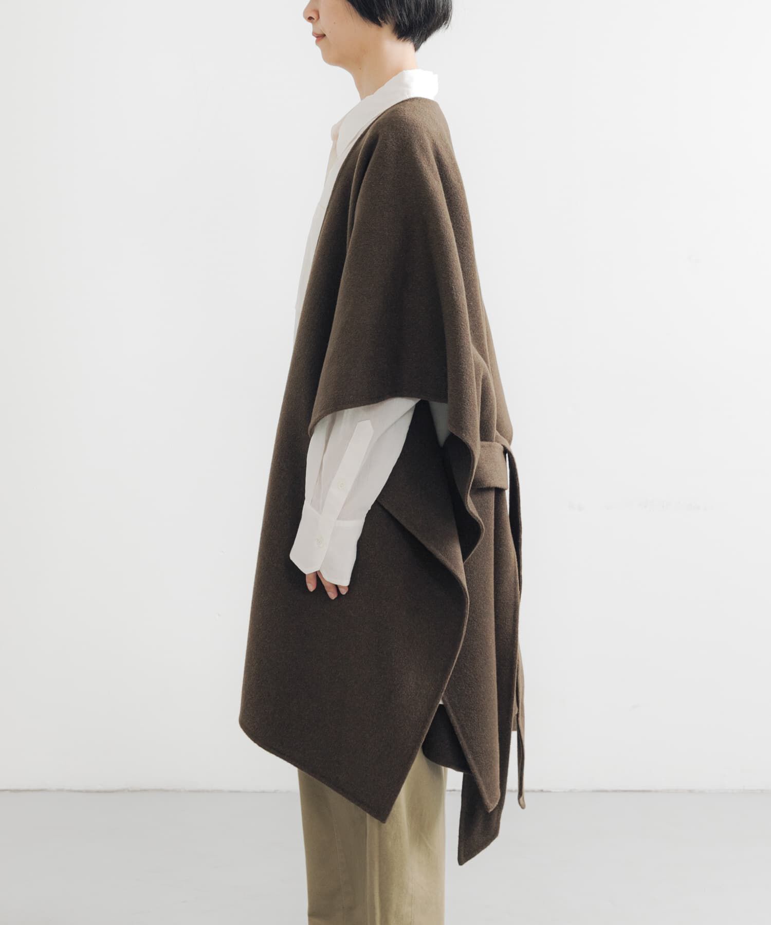 URBAN RESEARCH「ウールカシミヤリバーポンチョ」|ポンチョ・ケープ|