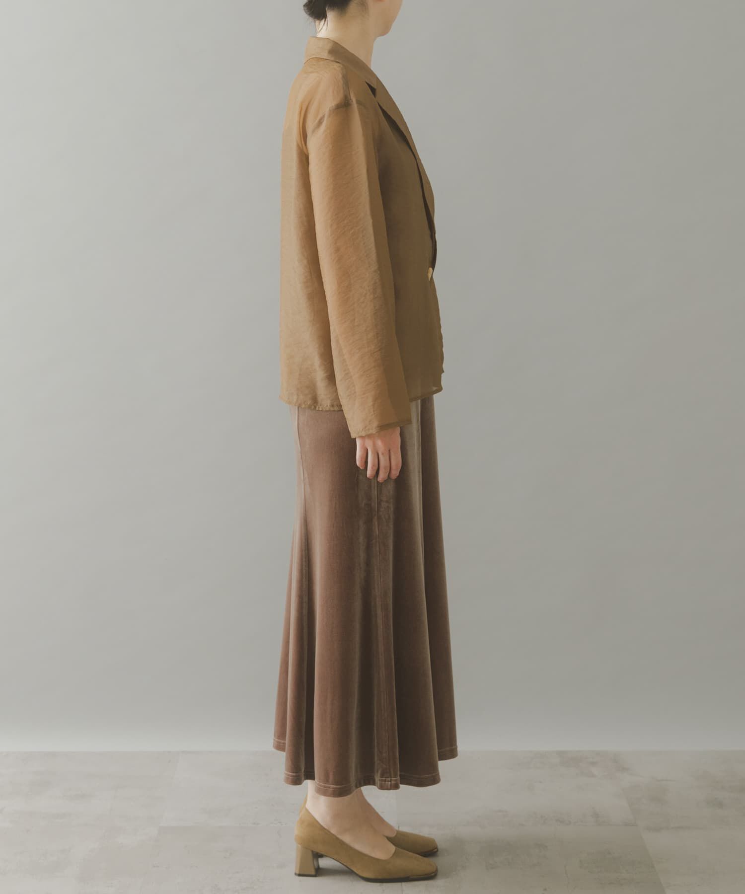 URBAN RESEARCH ROSSO「kaene　シアージャケットセットベロアドレス」|ワンピース|