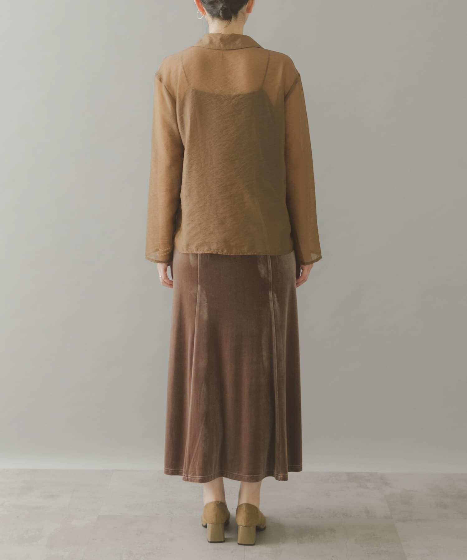 URBAN RESEARCH ROSSO「kaene　シアージャケットセットベロアドレス」|ワンピース|