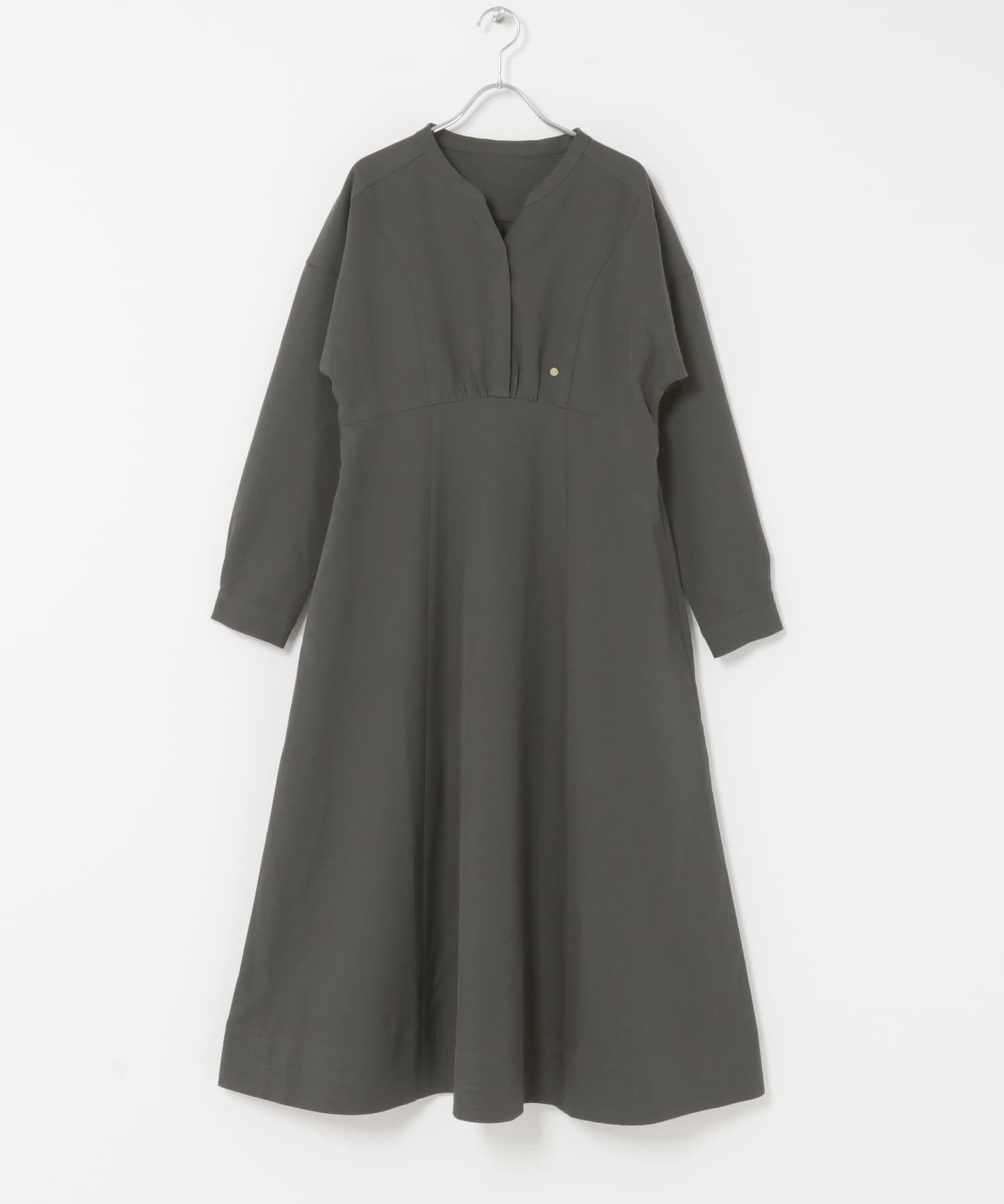 URBAN RESEARCH ROSSO「『UR TECH SMOOTHLUXE』F by ROSSO　キーネックワンピース」|ワンピース|