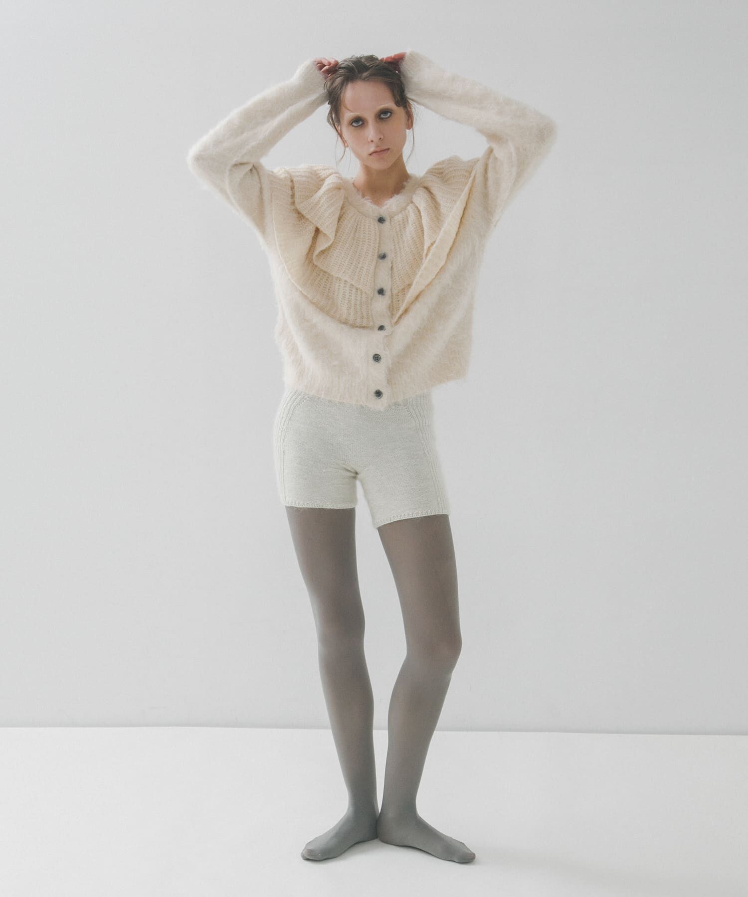 LAATO「frill frill knit cardigan」|ニット・セーター|