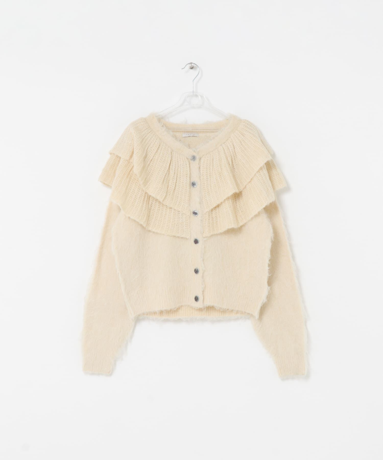 LAATO「frill frill knit cardigan」|ニット・セーター|