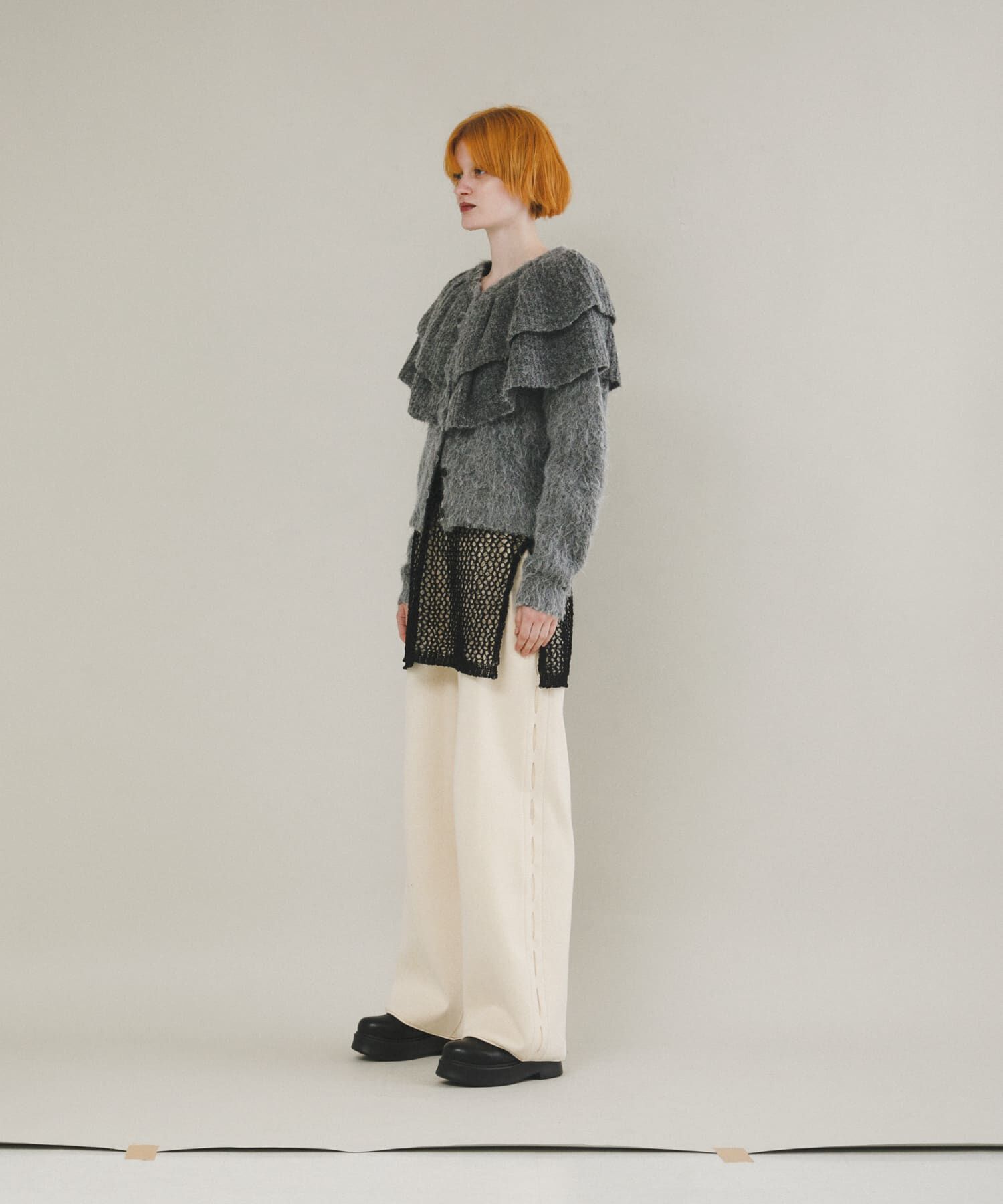 LAATO「frill frill knit cardigan」|ニット・セーター|