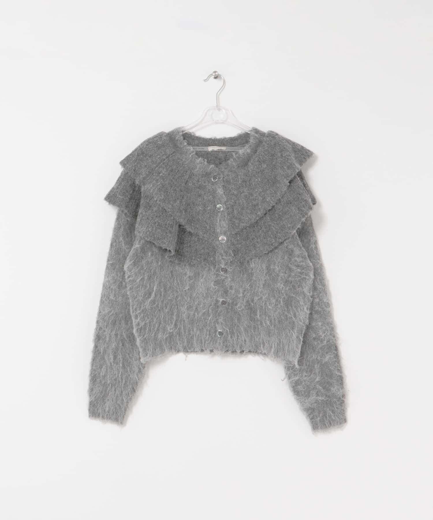 LAATO「frill frill knit cardigan」|ニット・セーター|