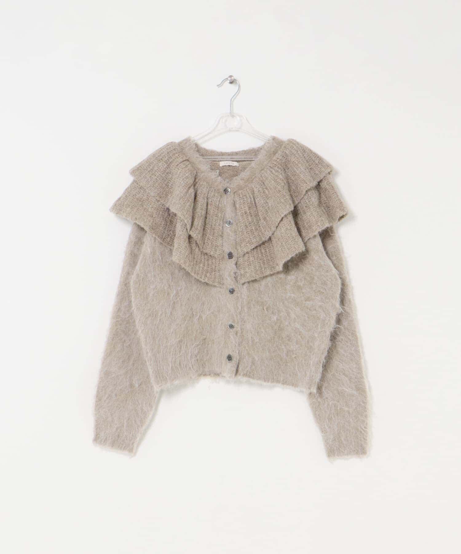 LAATO「frill frill knit cardigan」|ニット・セーター|