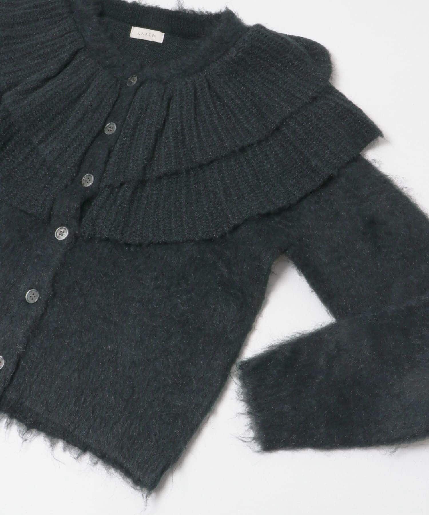LAATO「frill frill knit cardigan」|ニット・セーター|