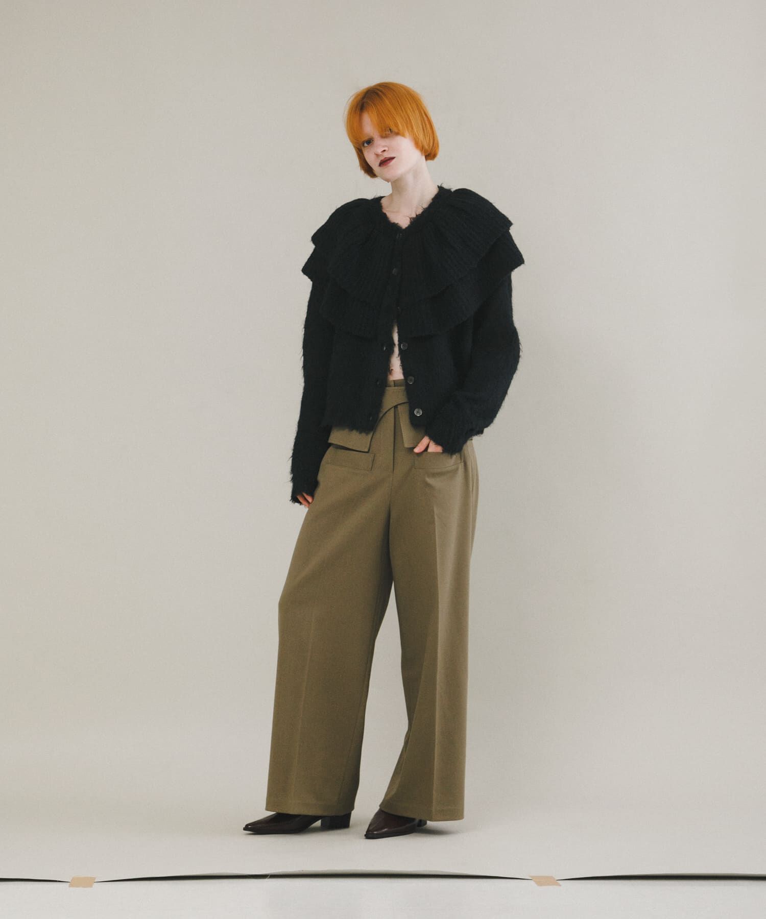 LAATO「frill frill knit cardigan」|ニット・セーター|