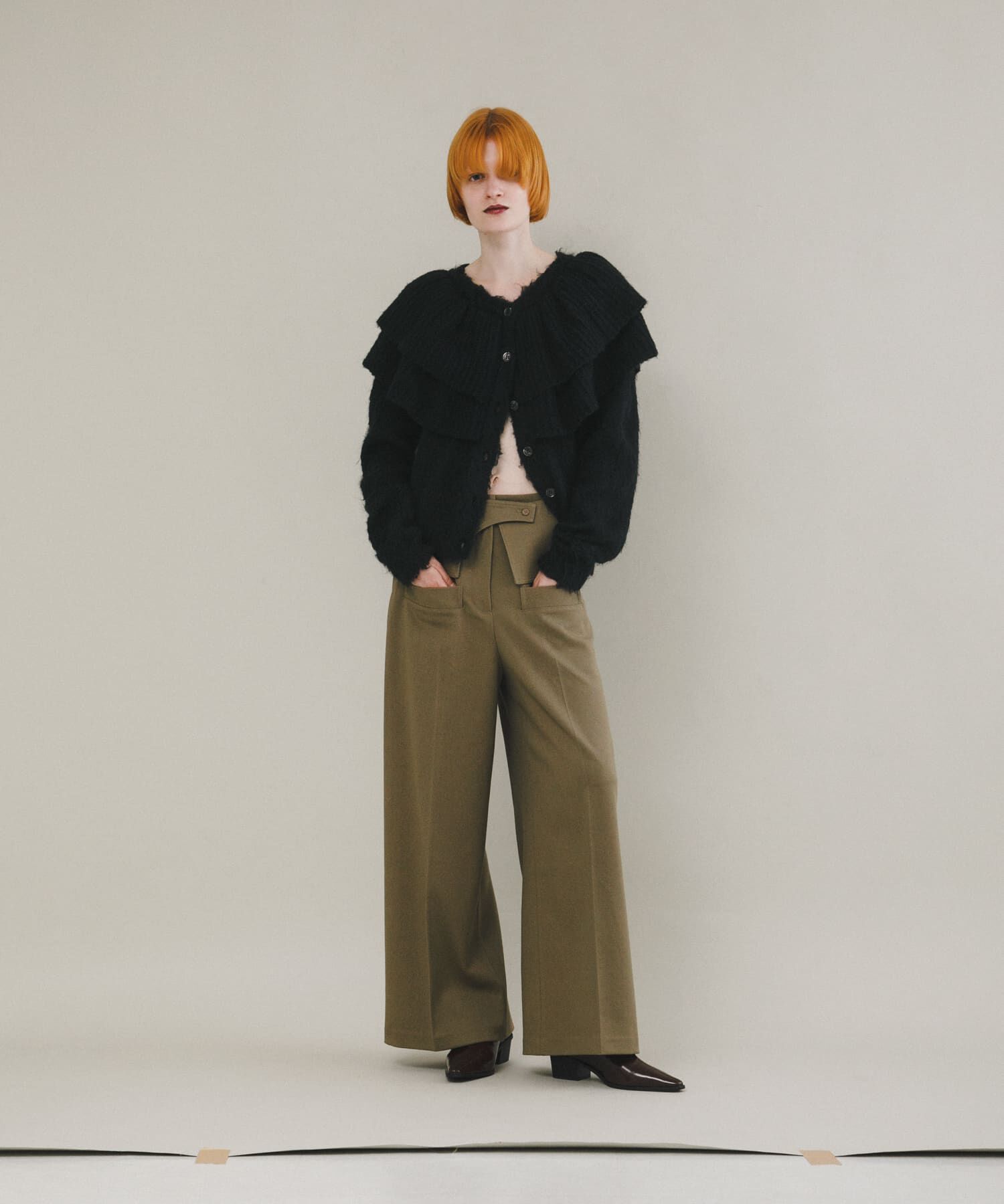 LAATO「frill frill knit cardigan」|ニット・セーター|