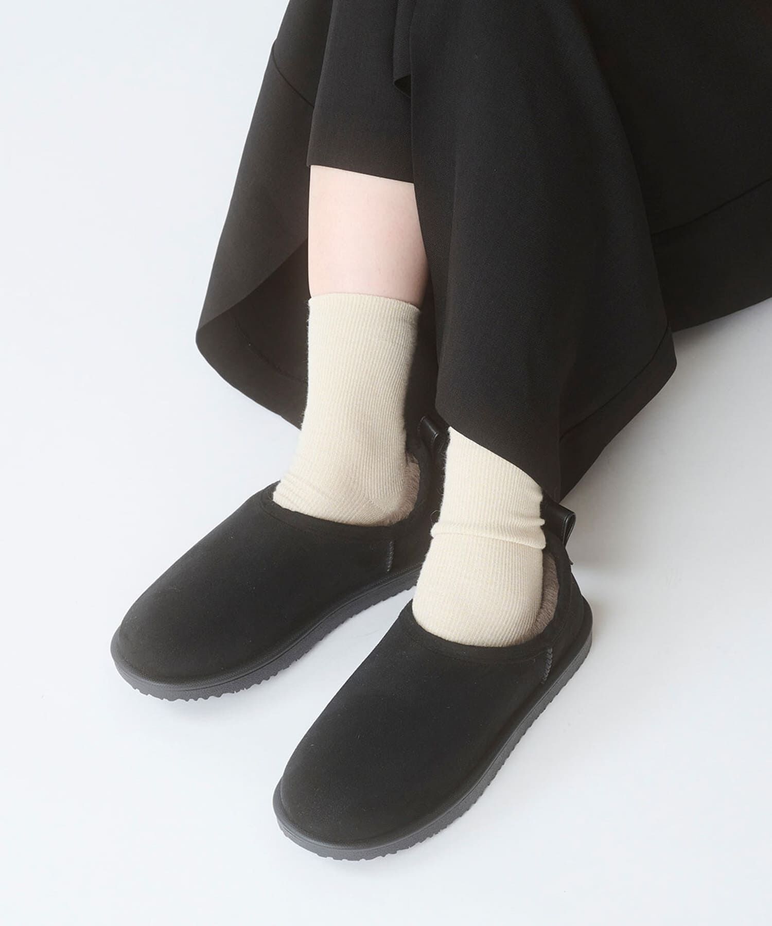 RODE SKO「TEMPERATE　SHLOKムートン風スリッポンレインシューズ」|レインシューズ|