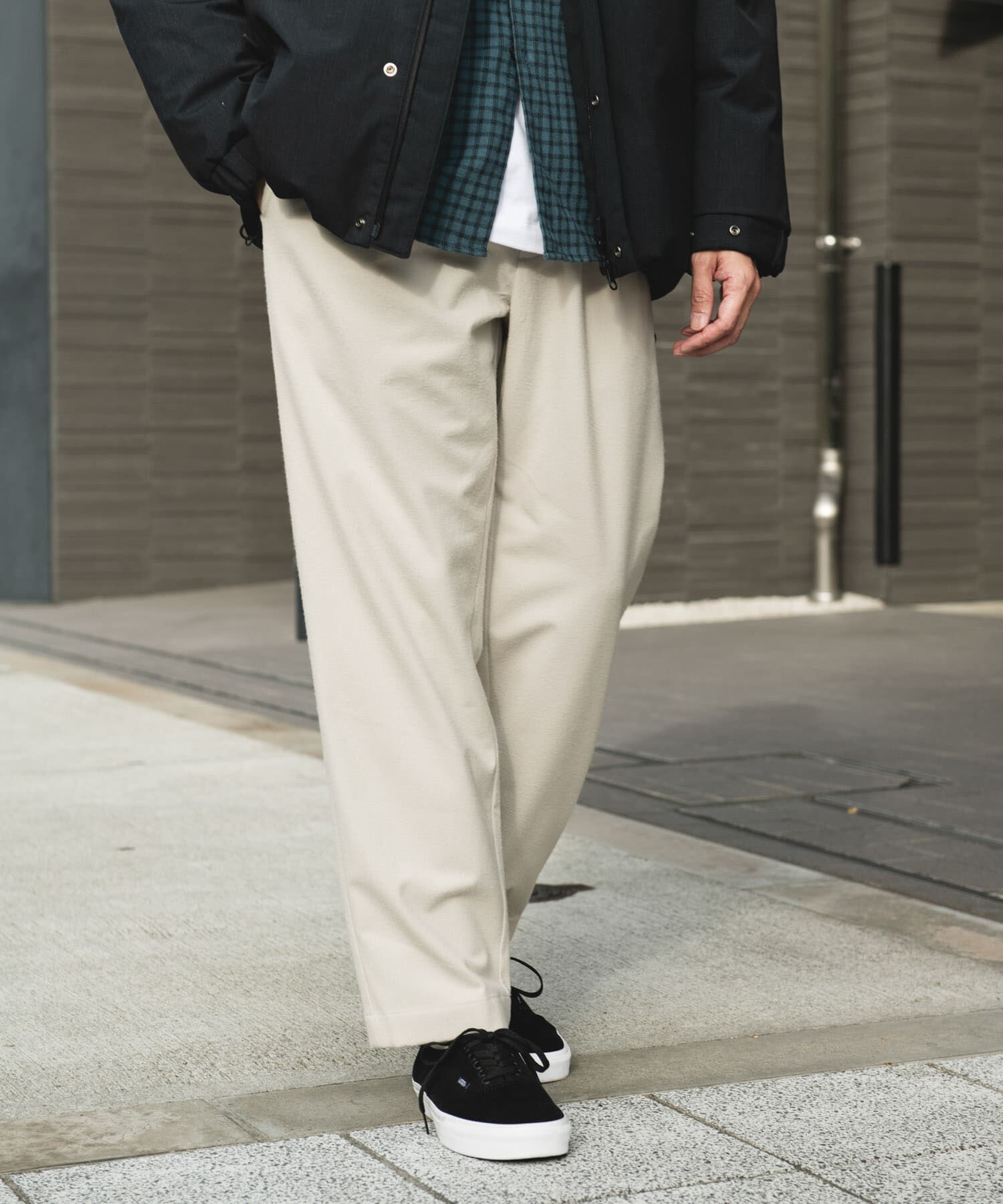 URBAN RESEARCH DOORS「起毛ウォームタッチイージートラウザー」|その他|ベージュ系その他