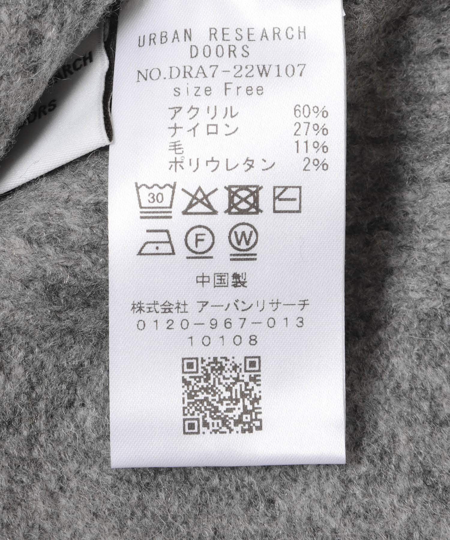 URBAN RESEARCH DOORS「ハイネックサイドスリットニット」|ニット・セーター|