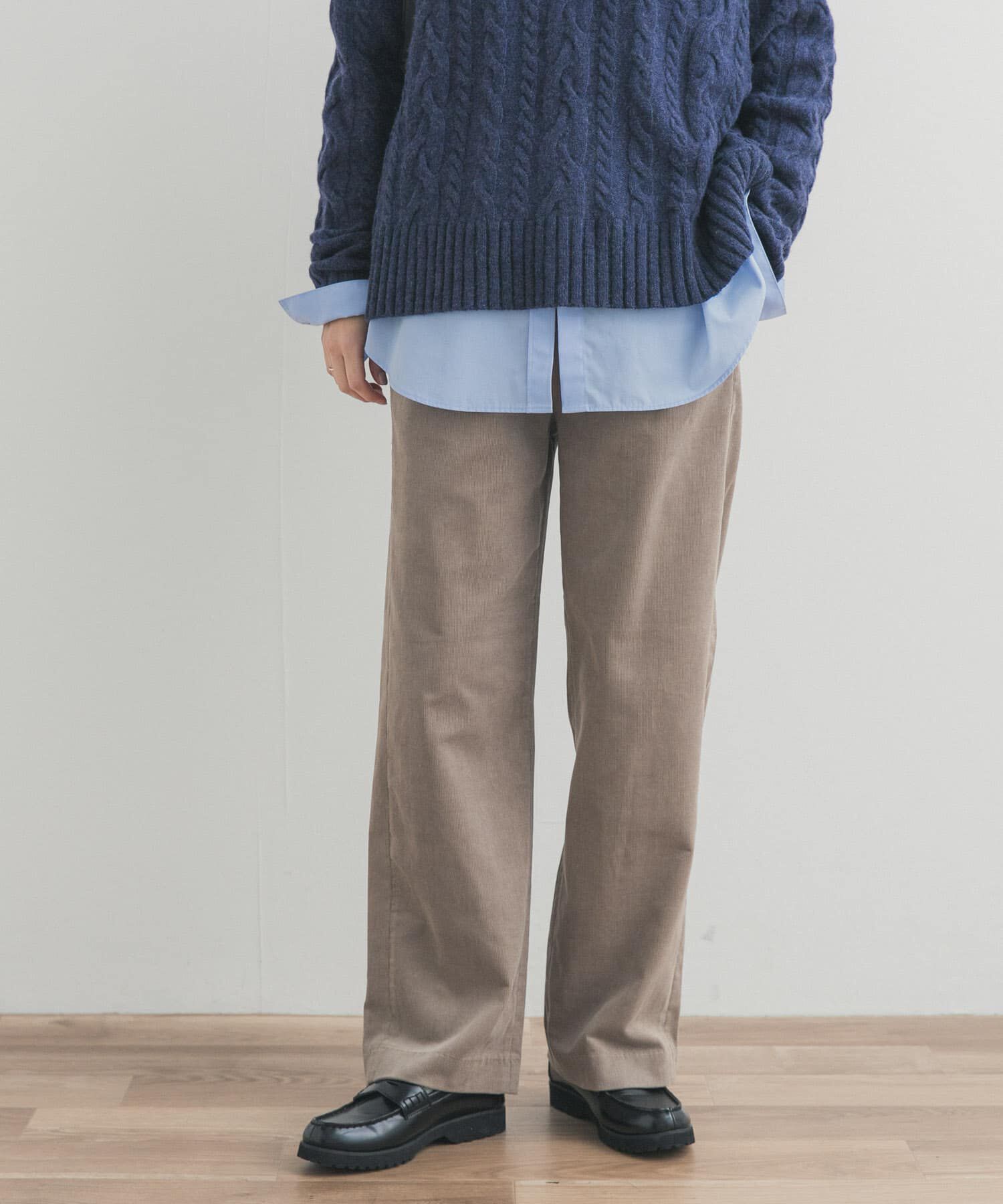 URBAN RESEARCH DOORS「『UR TECH』コーデュロイイージーパンツ」|その他|ベージュ