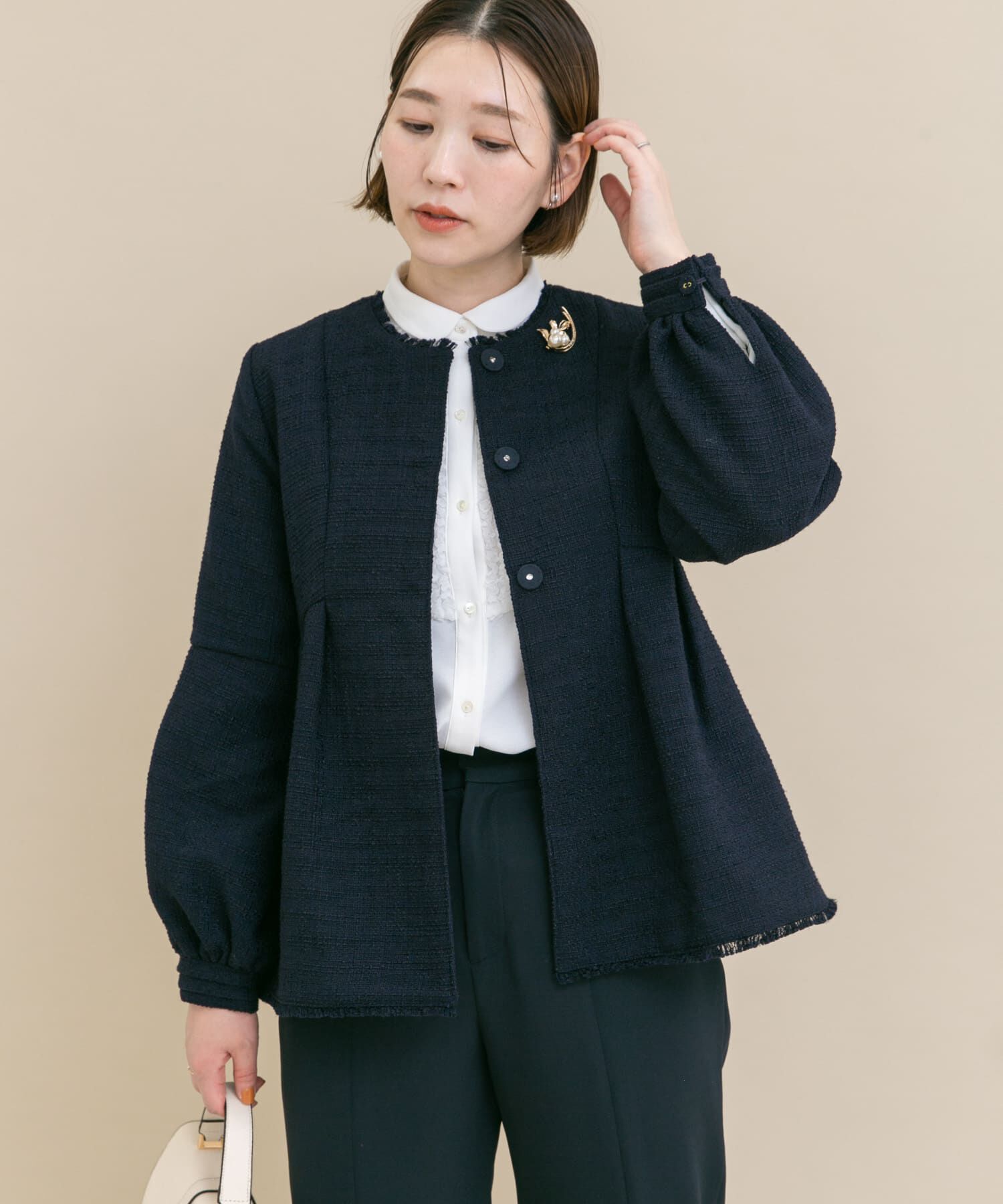 URBAN RESEARCH ROSSO「『WEB限定』ツイードペプラムジャケット+パンツ」|その他|