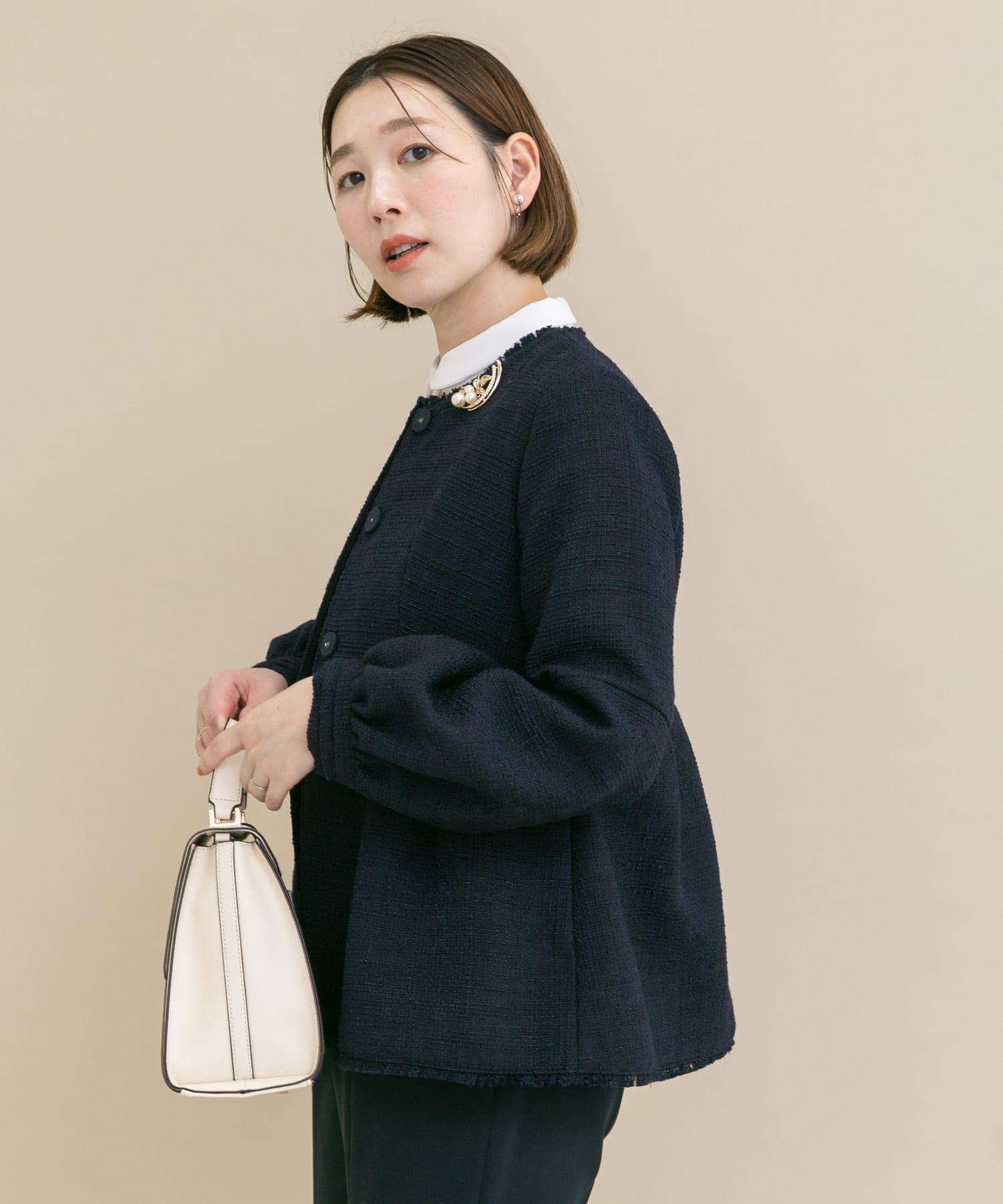 URBAN RESEARCH ROSSO「『WEB限定』ツイードペプラムジャケット+パンツ」|その他|