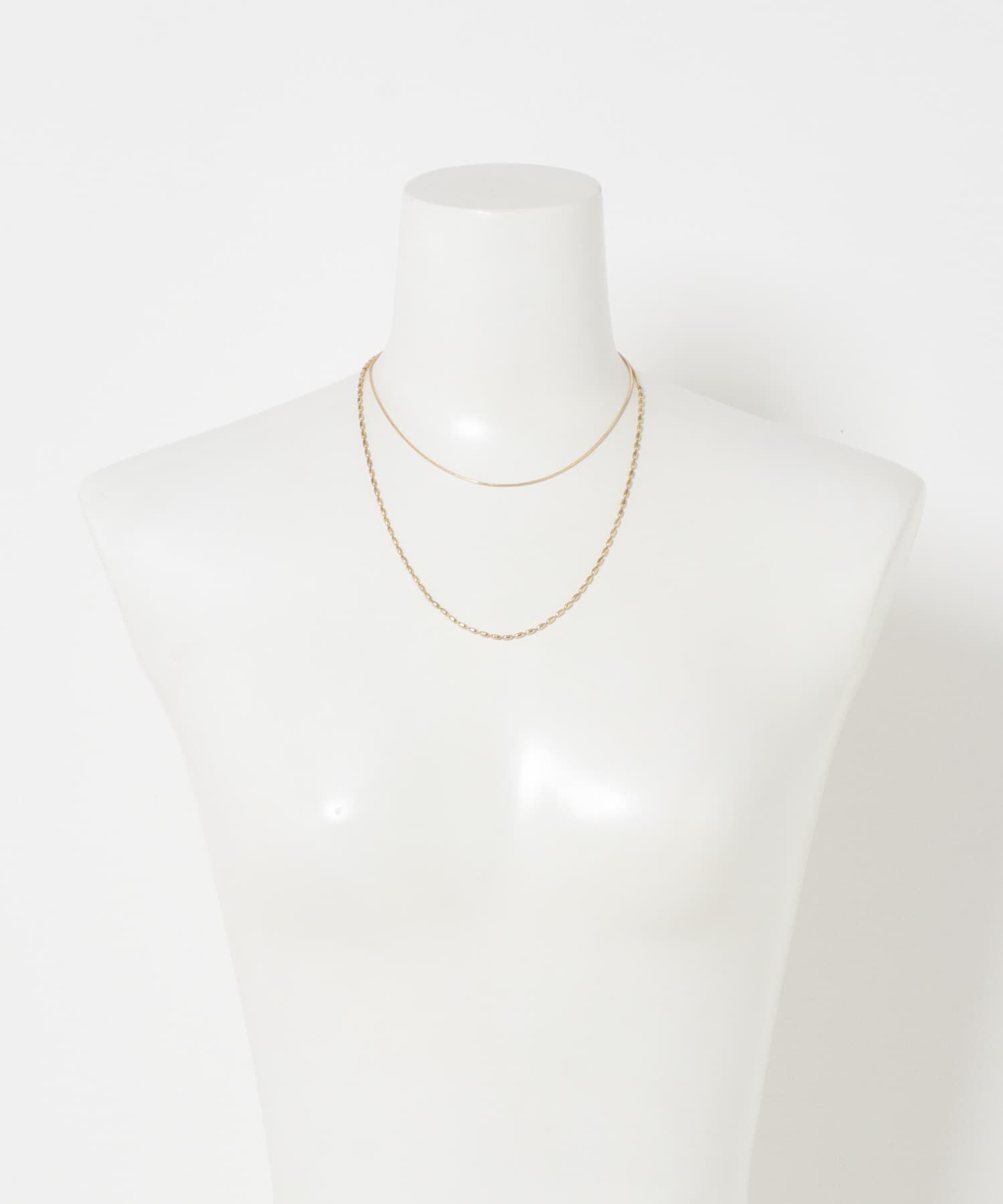 URBAN RESEARCH ROSSO「CHIGNON　ロング2チェーンマンテルネックレス」|ネックレス|